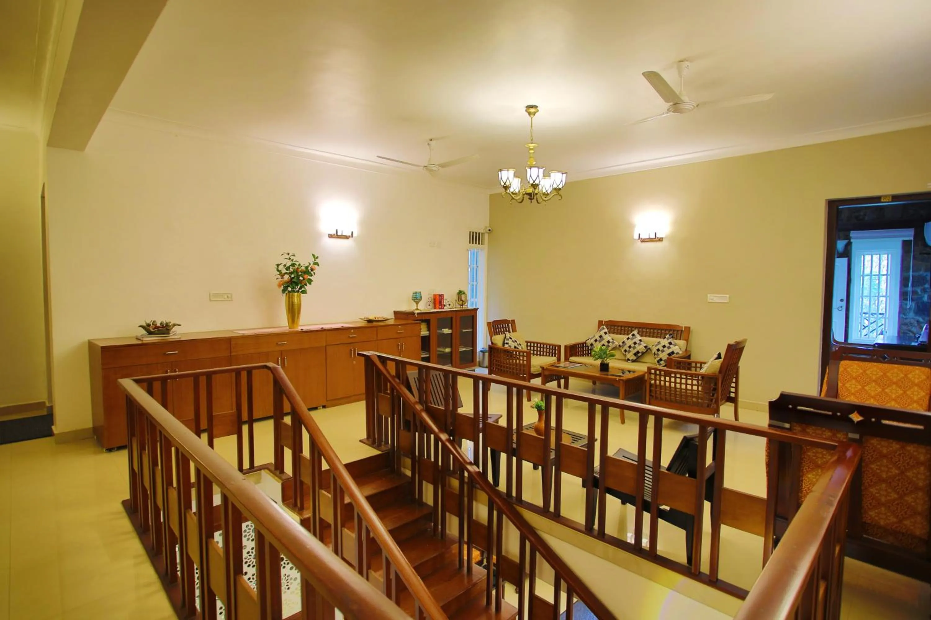 Living room in Chithirapuram Palace