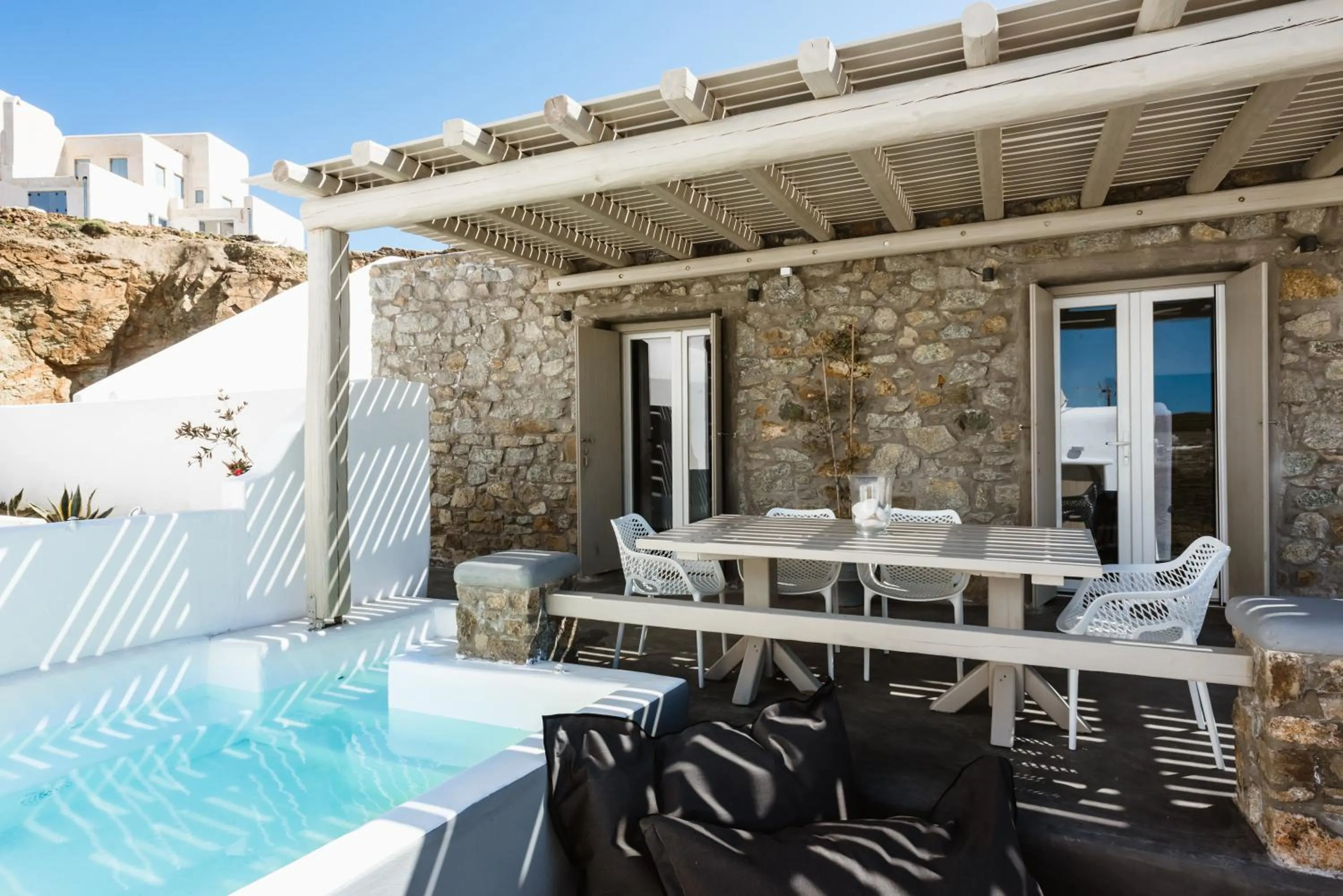 Superior Apartment in Sea Rock & Sky Private Mykonos Residence
