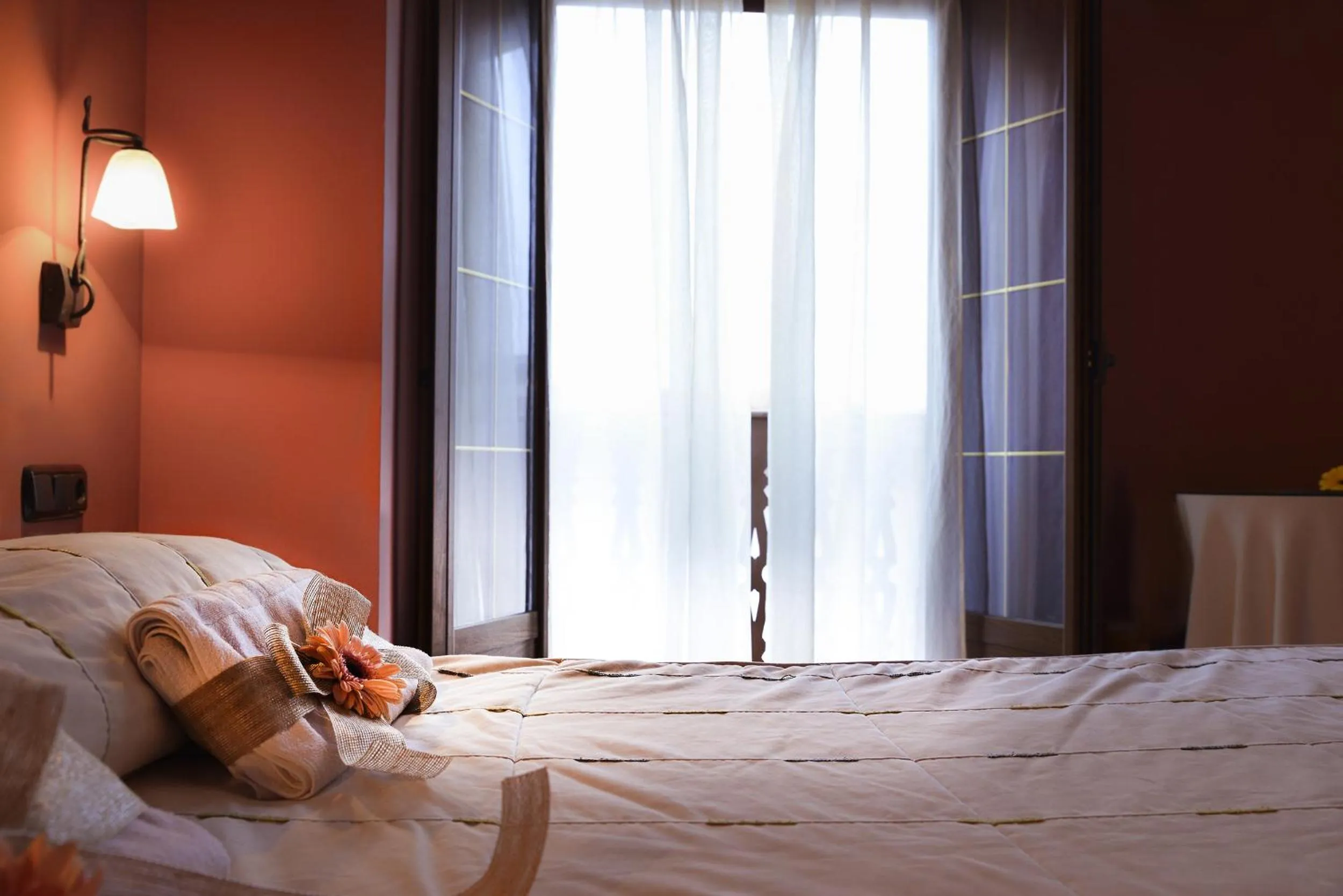 Bed in Café Bar Hotel Jefi