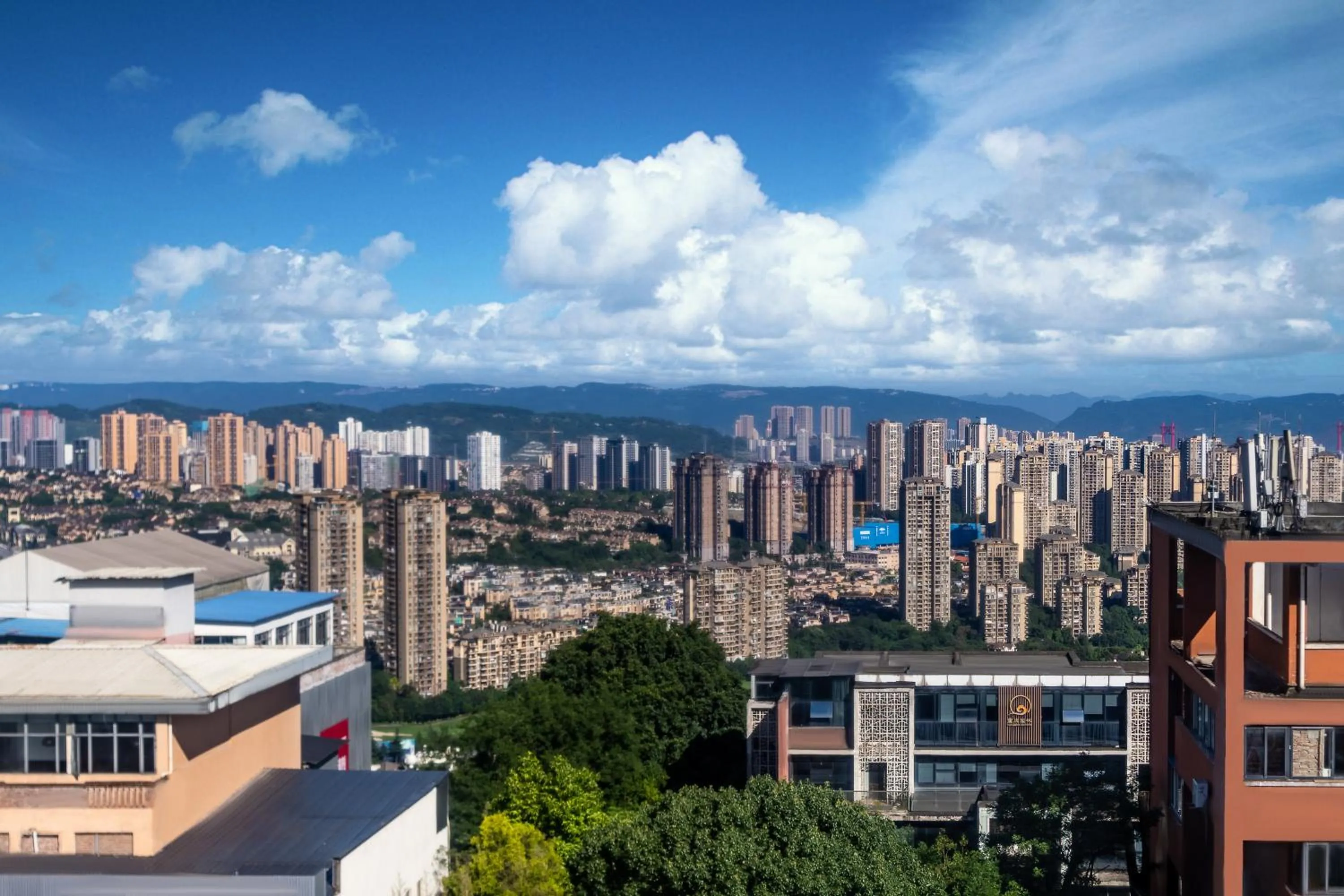 View (from property/room) in Wuyu Hotel - Chongqing Jiangbei Airport & Light Rail