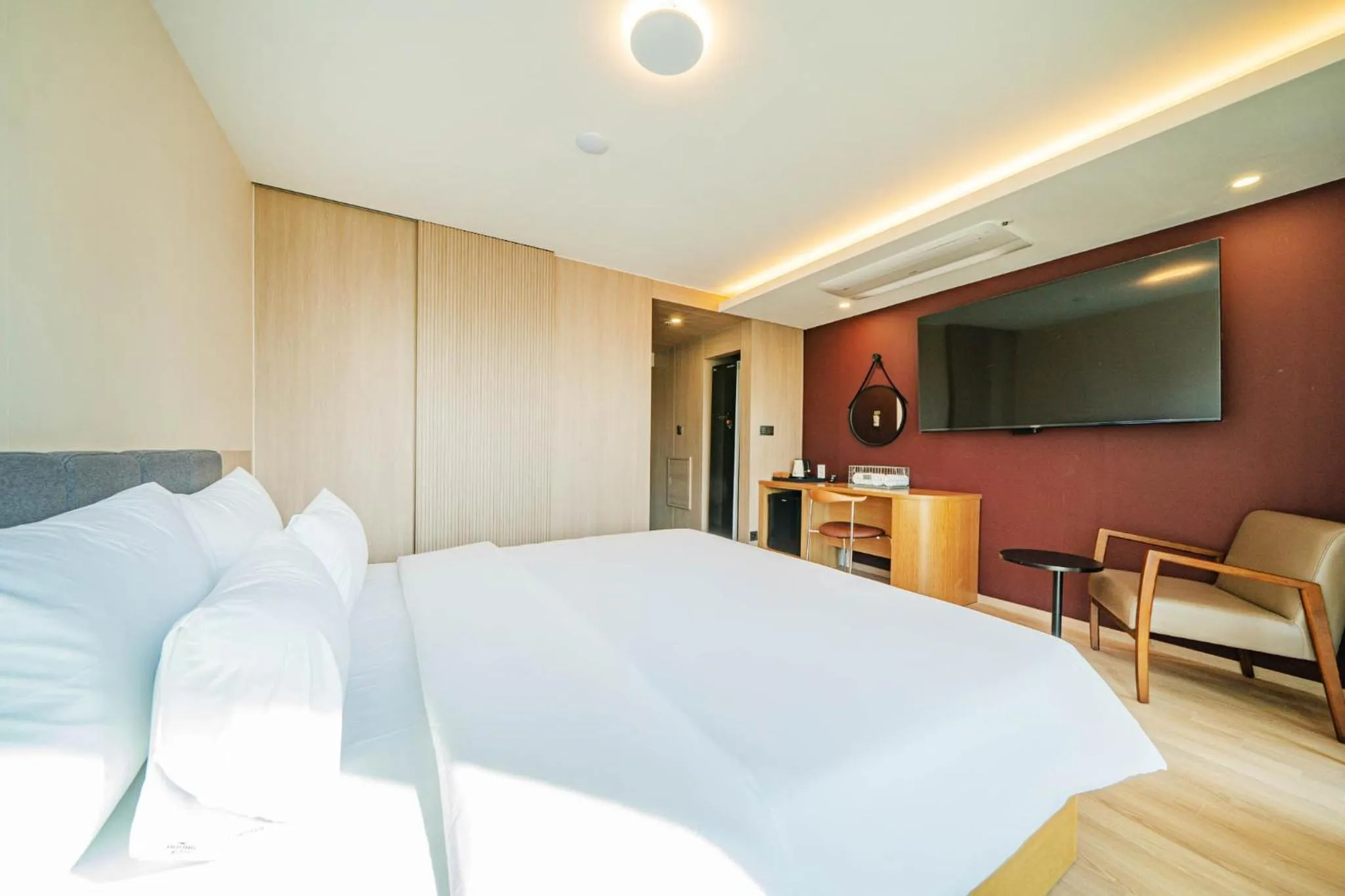 Bed in Hound Hotel Ulsan