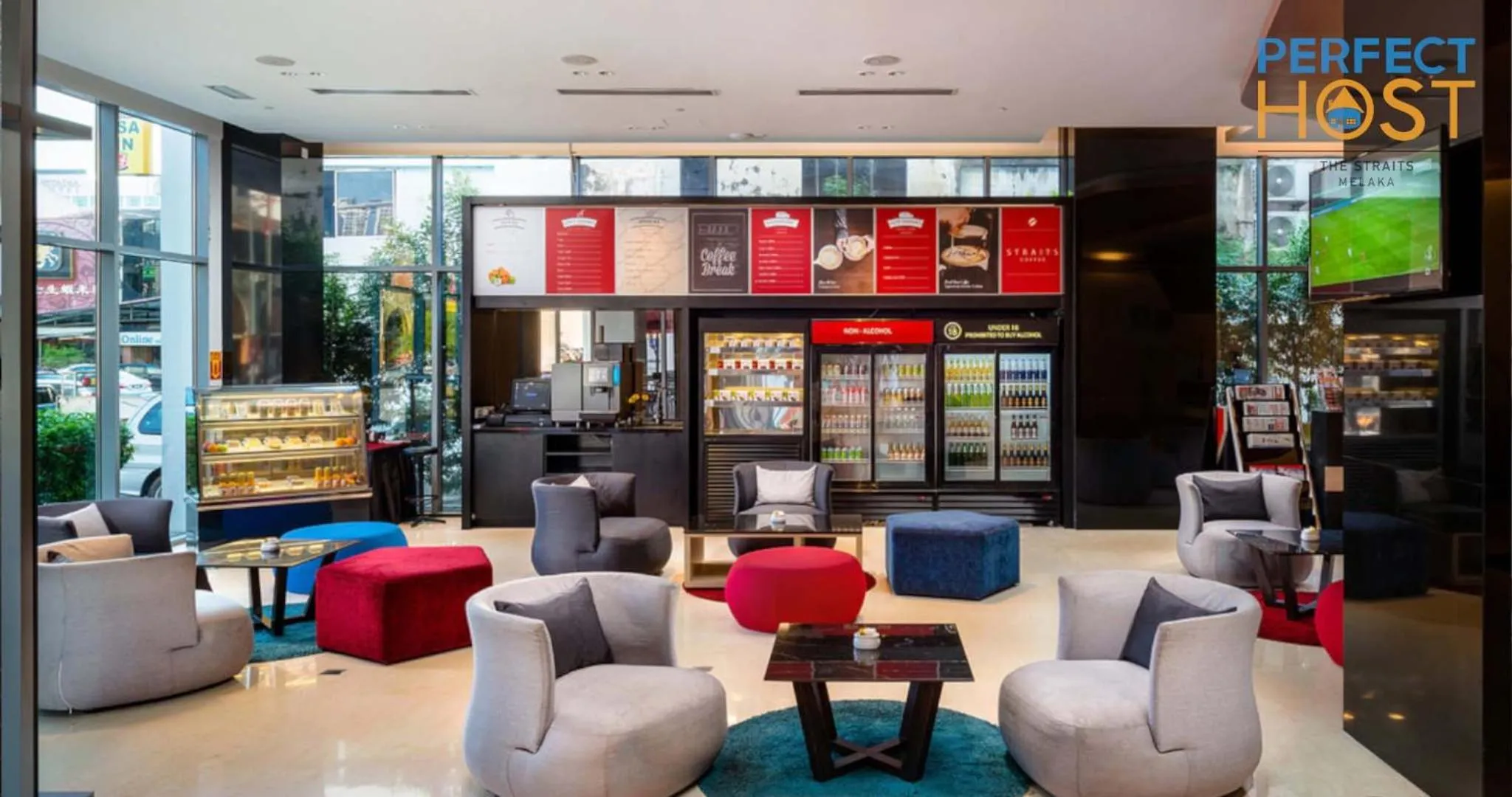 Lobby or reception in The Straits Melaka by Perfect Host