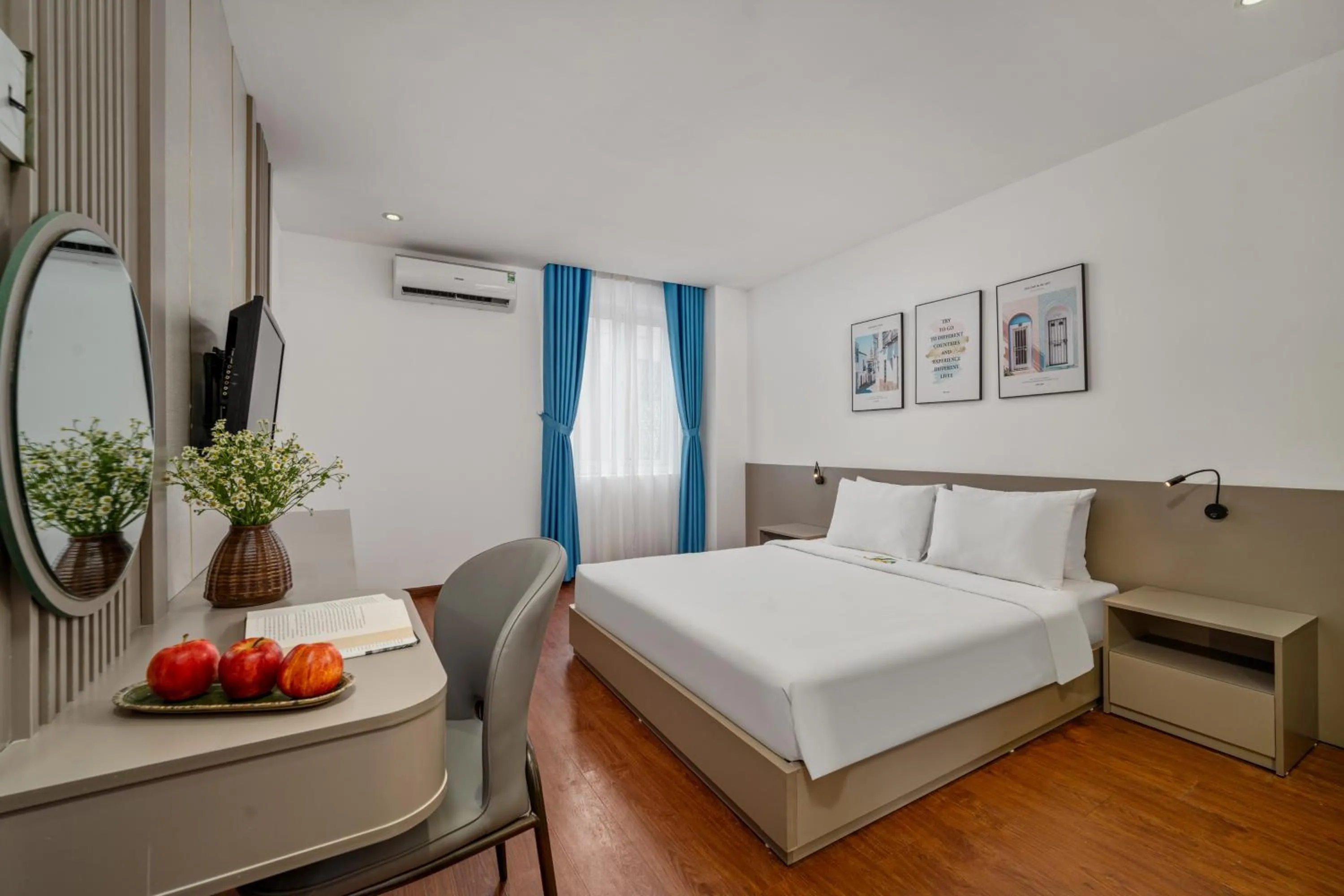 Bed in Fansipan Da Nang Hotel