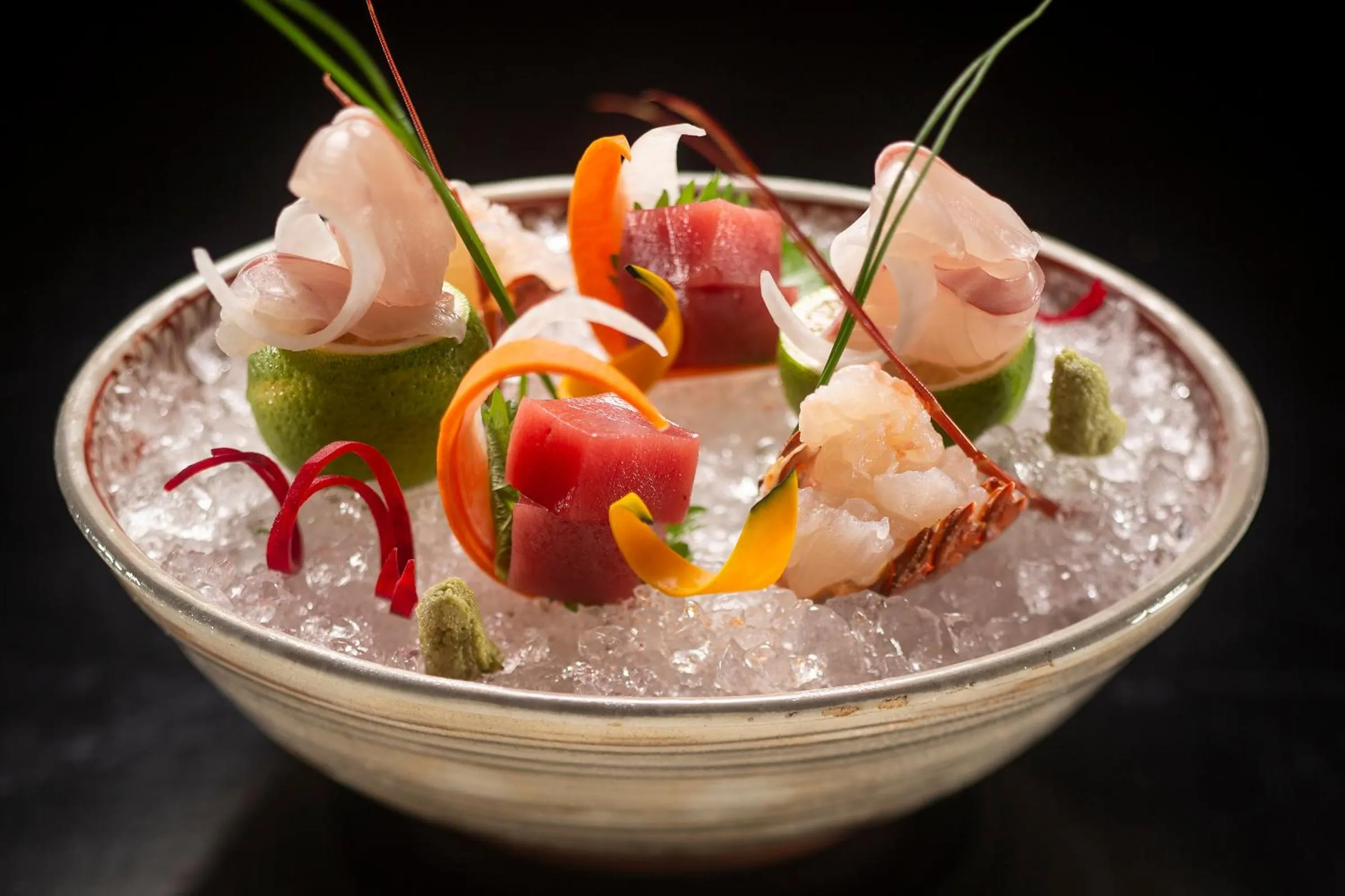 Food close-up in Ryoutei Ryokan Yasui