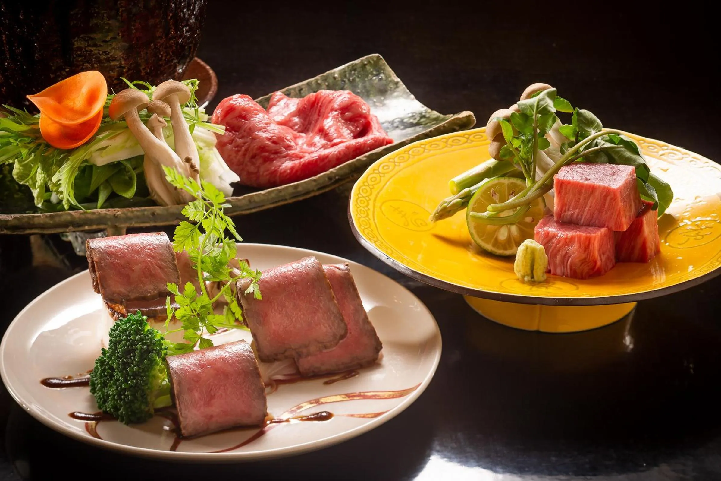 Food close-up in Ryoutei Ryokan Yasui