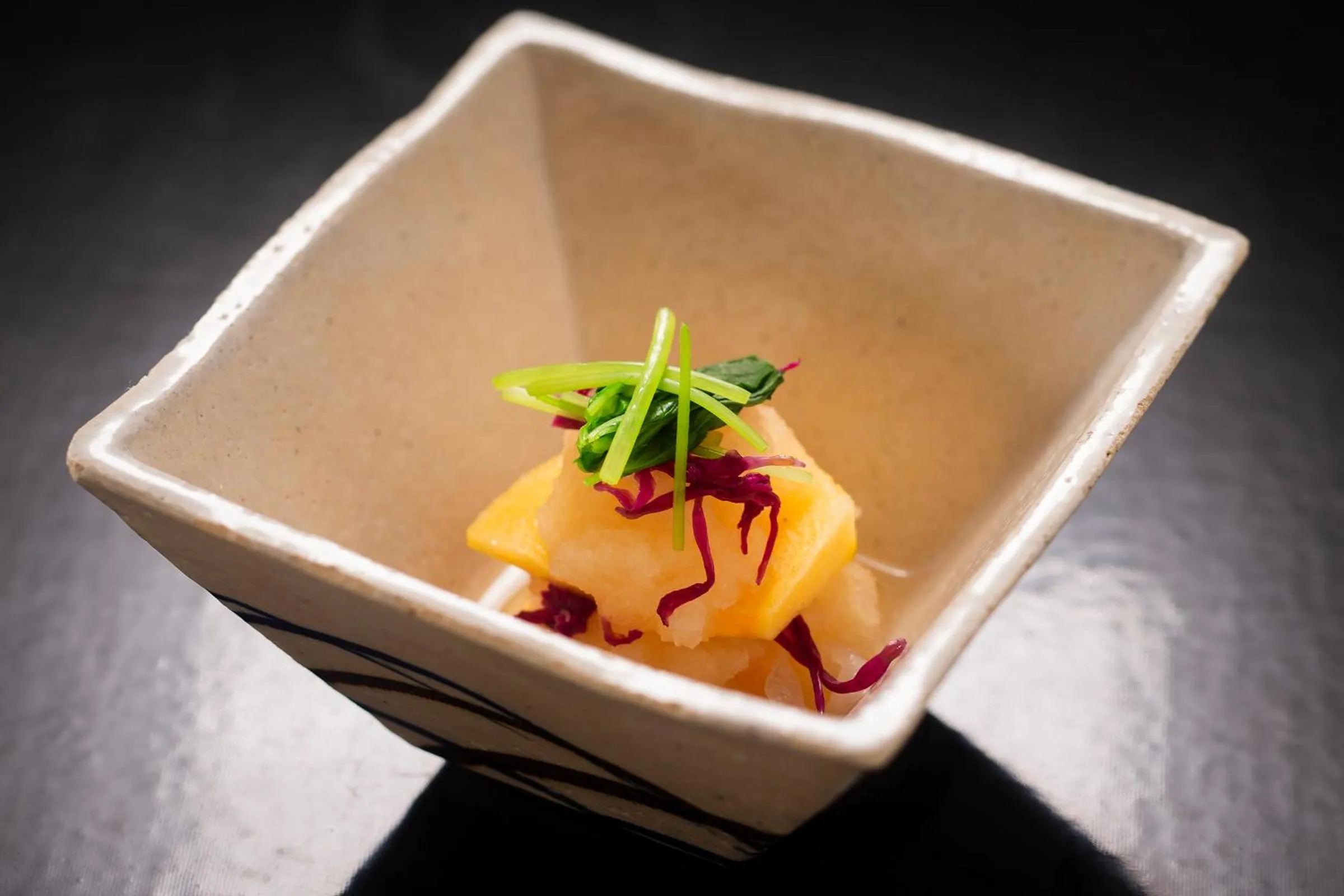 Food close-up in Ryoutei Ryokan Yasui