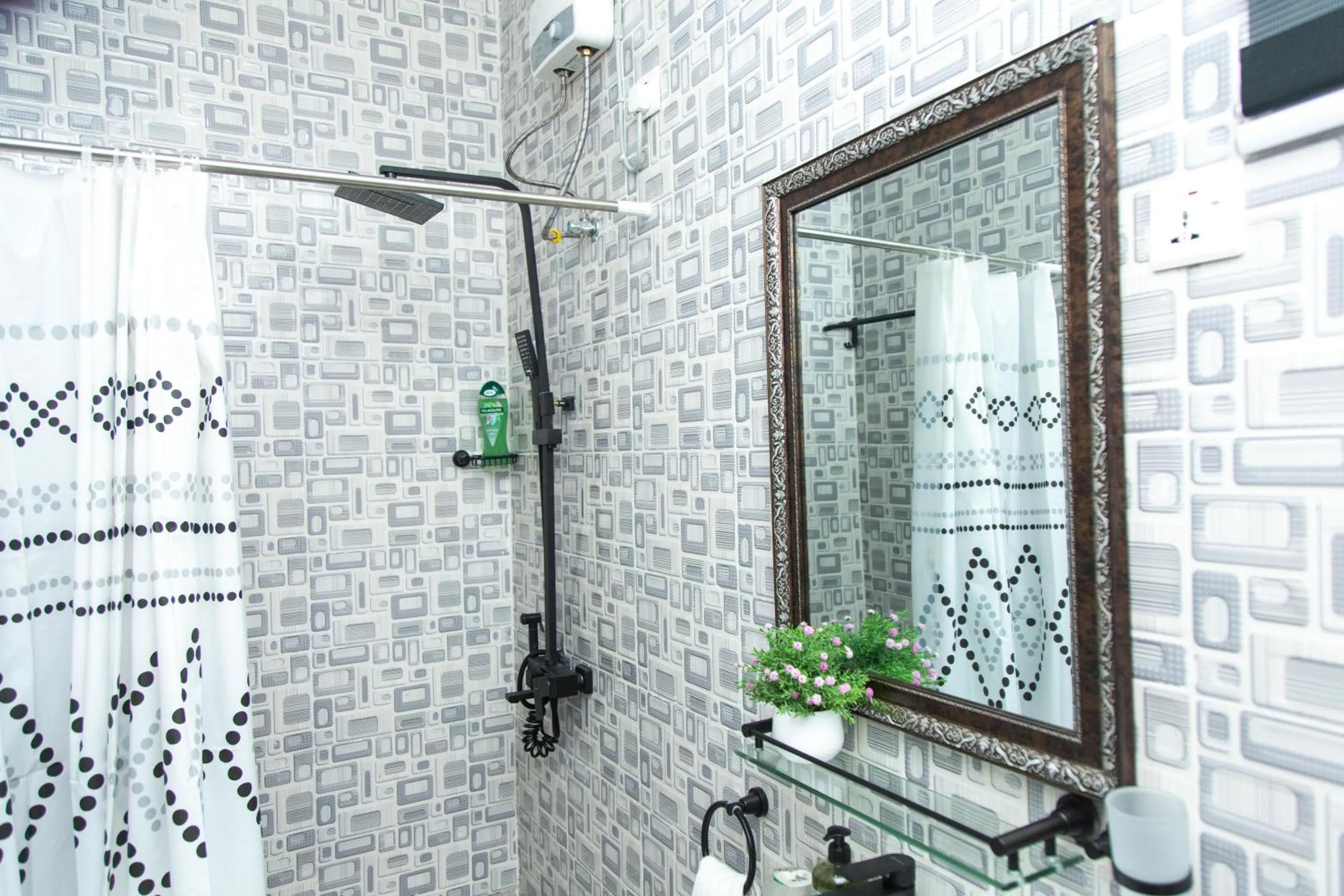 Shower in BryMac Hotel