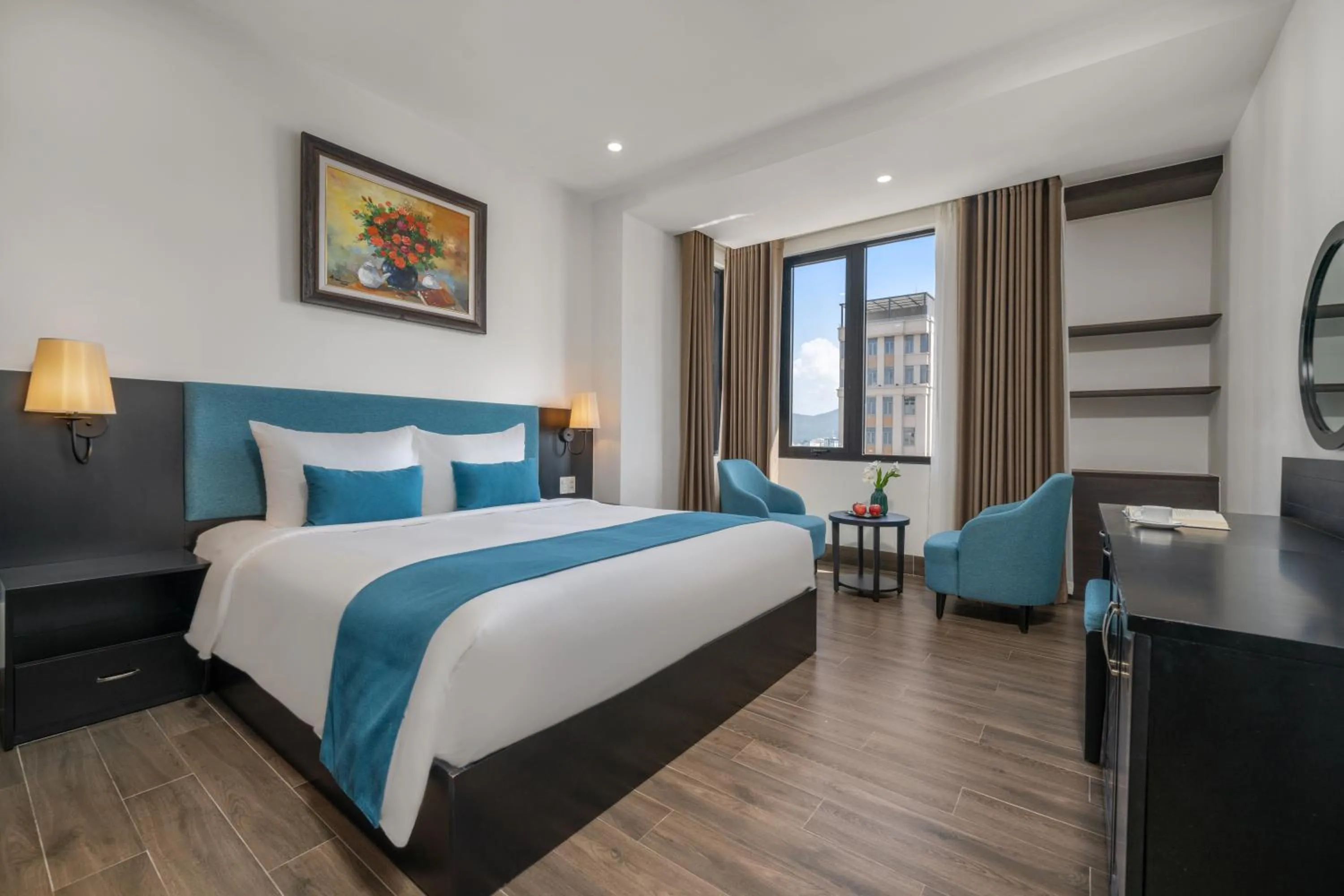 Bed in ViAn Hotel And Spa Danang