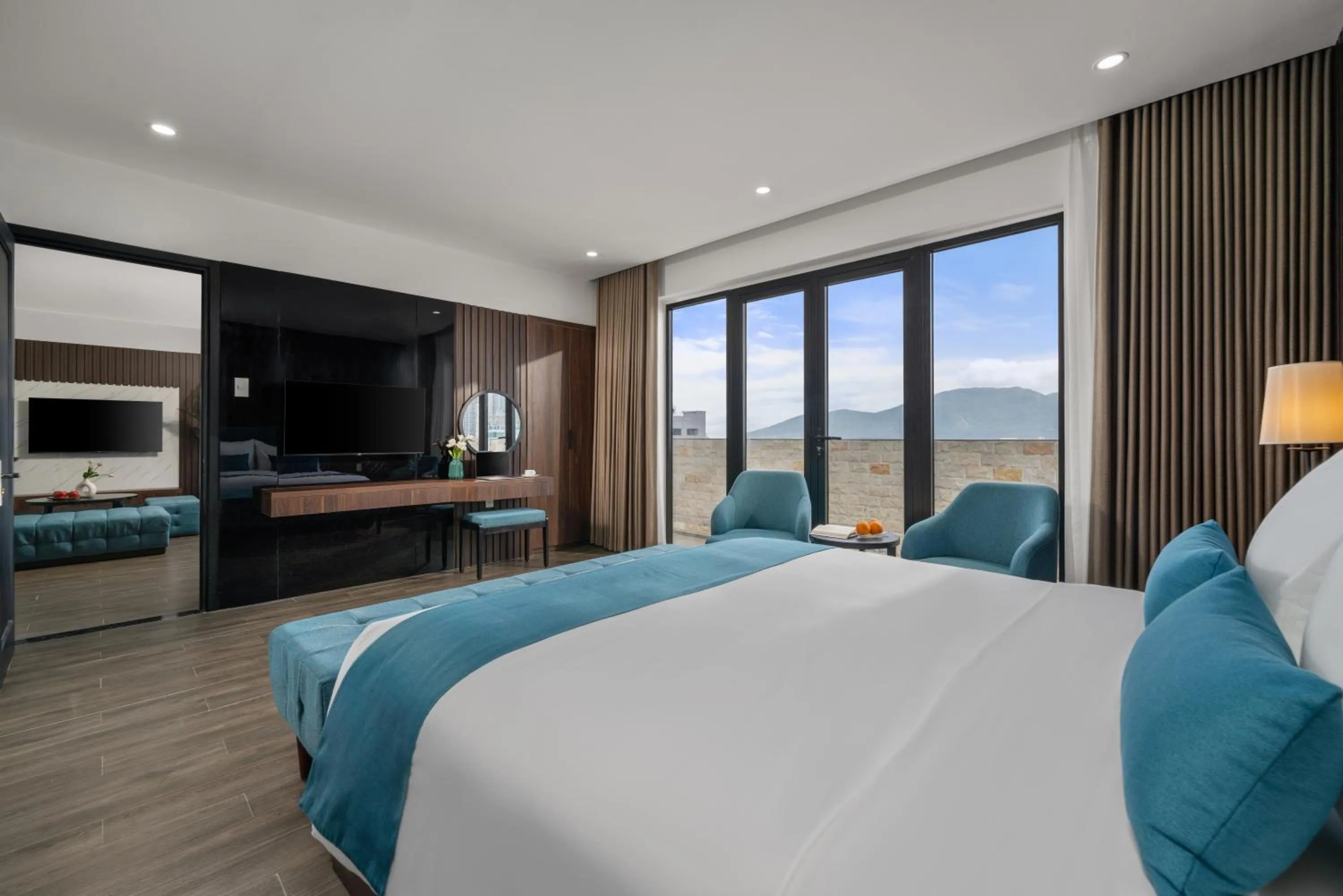 Bed in ViAn Hotel And Spa Danang