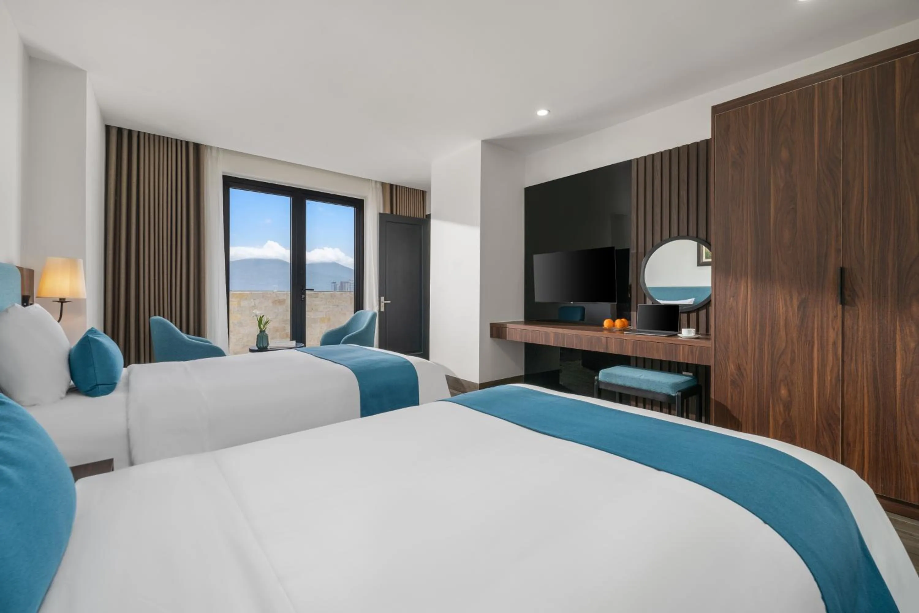 Bed in ViAn Hotel And Spa Danang