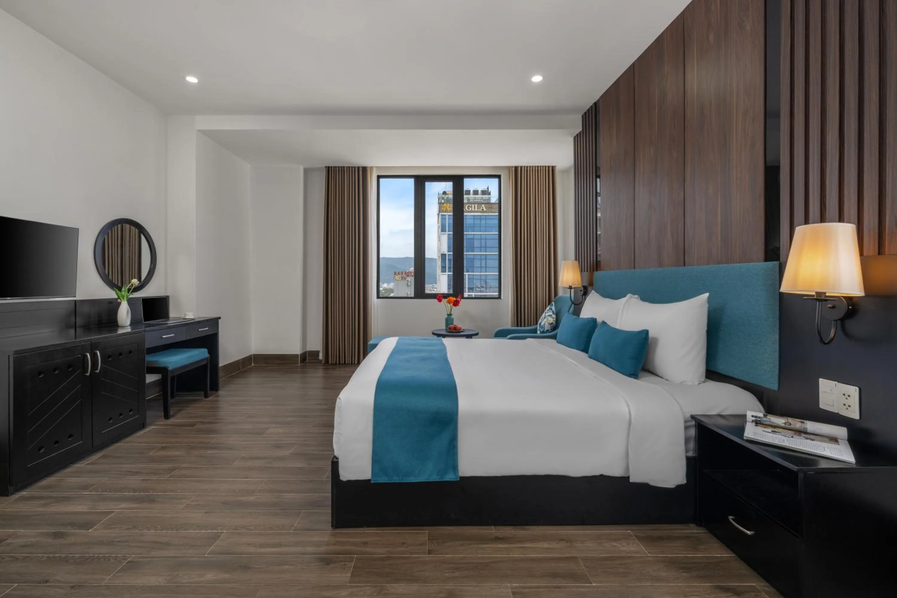 Bed in ViAn Hotel And Spa Danang