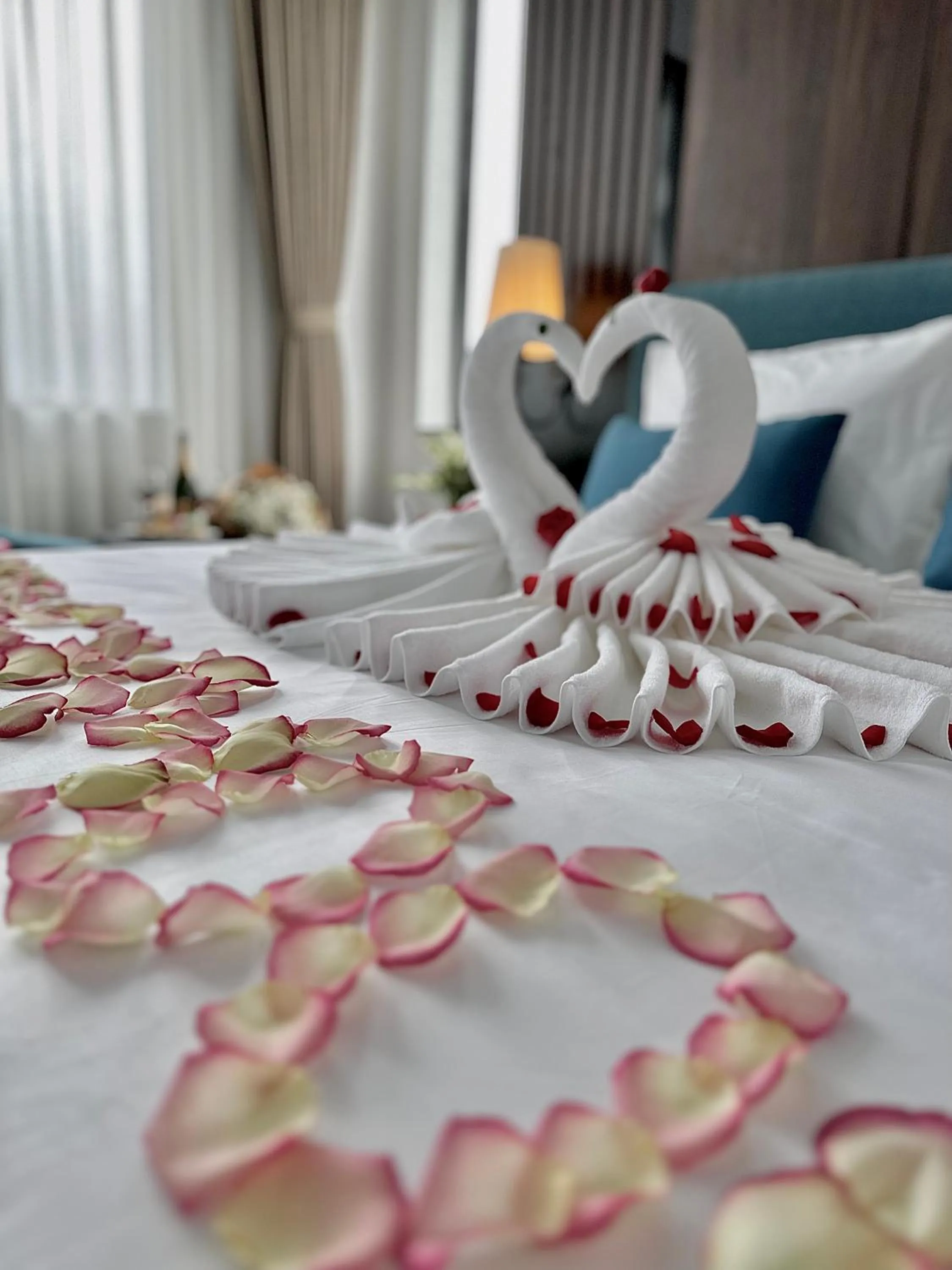 Bed in ViAn Hotel And Spa Danang