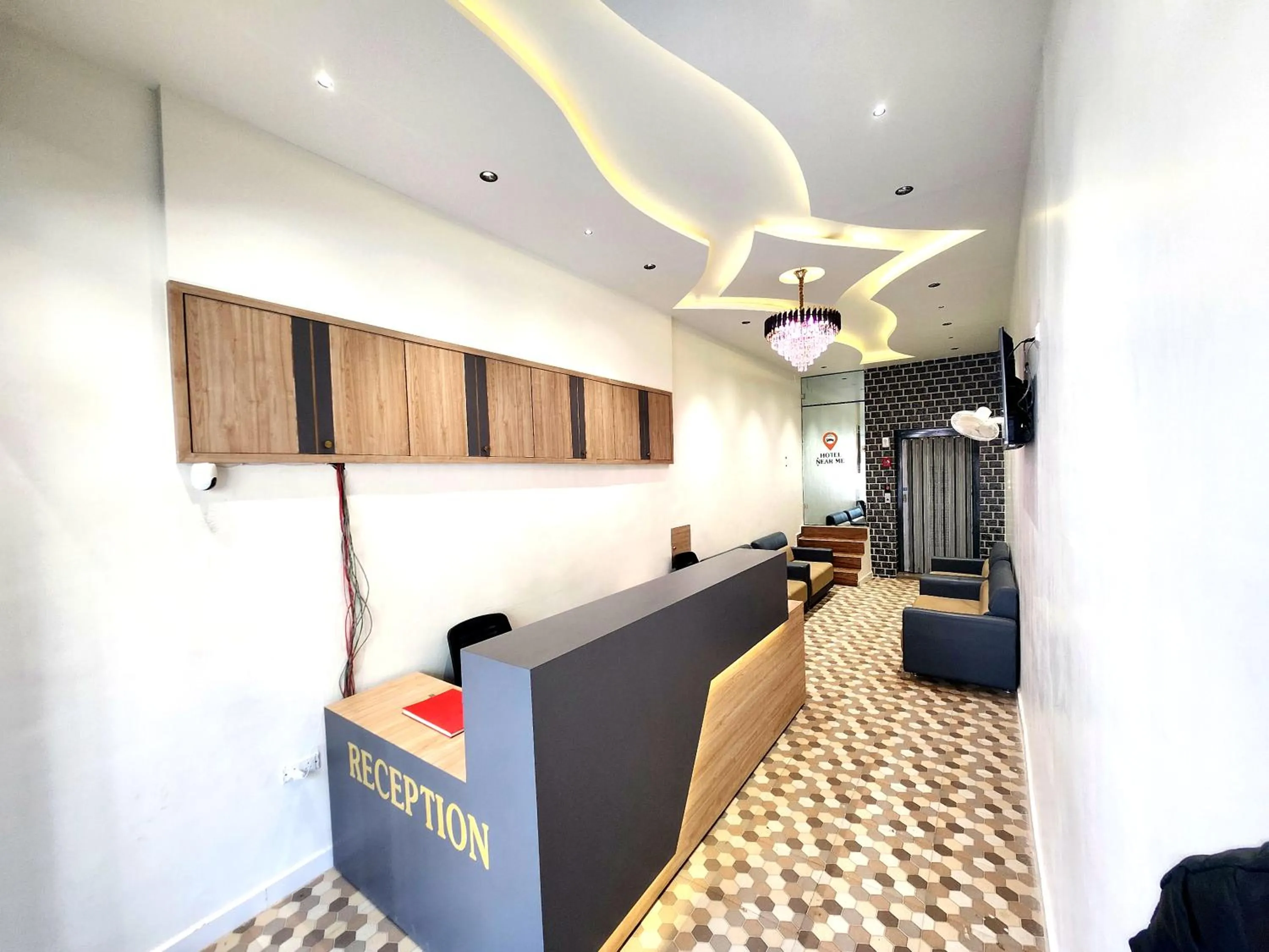 Lobby or reception in Hotel Near Me, Rajkot