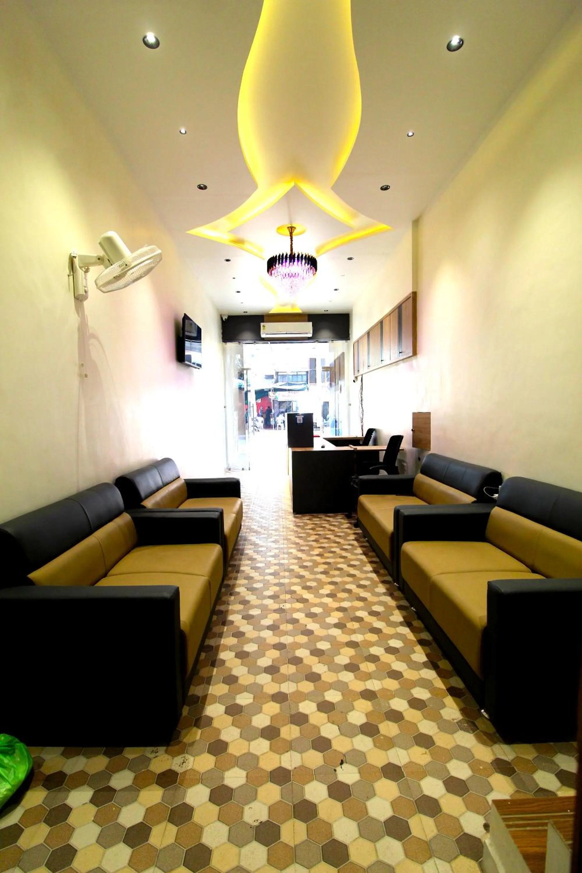 Seating area in Hotel Near Me, Rajkot