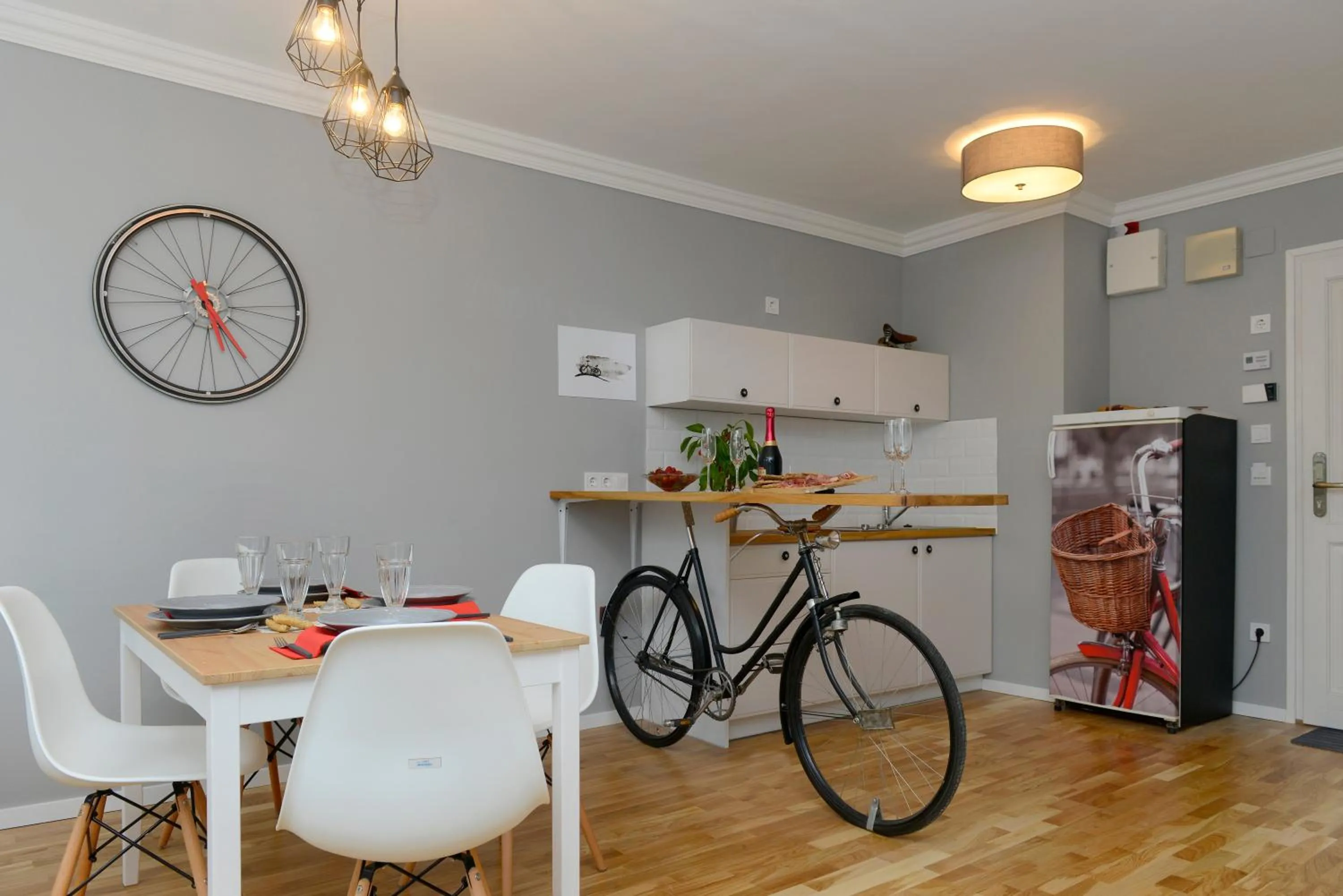 Kitchen or kitchenette in Walk Inn Váci 42