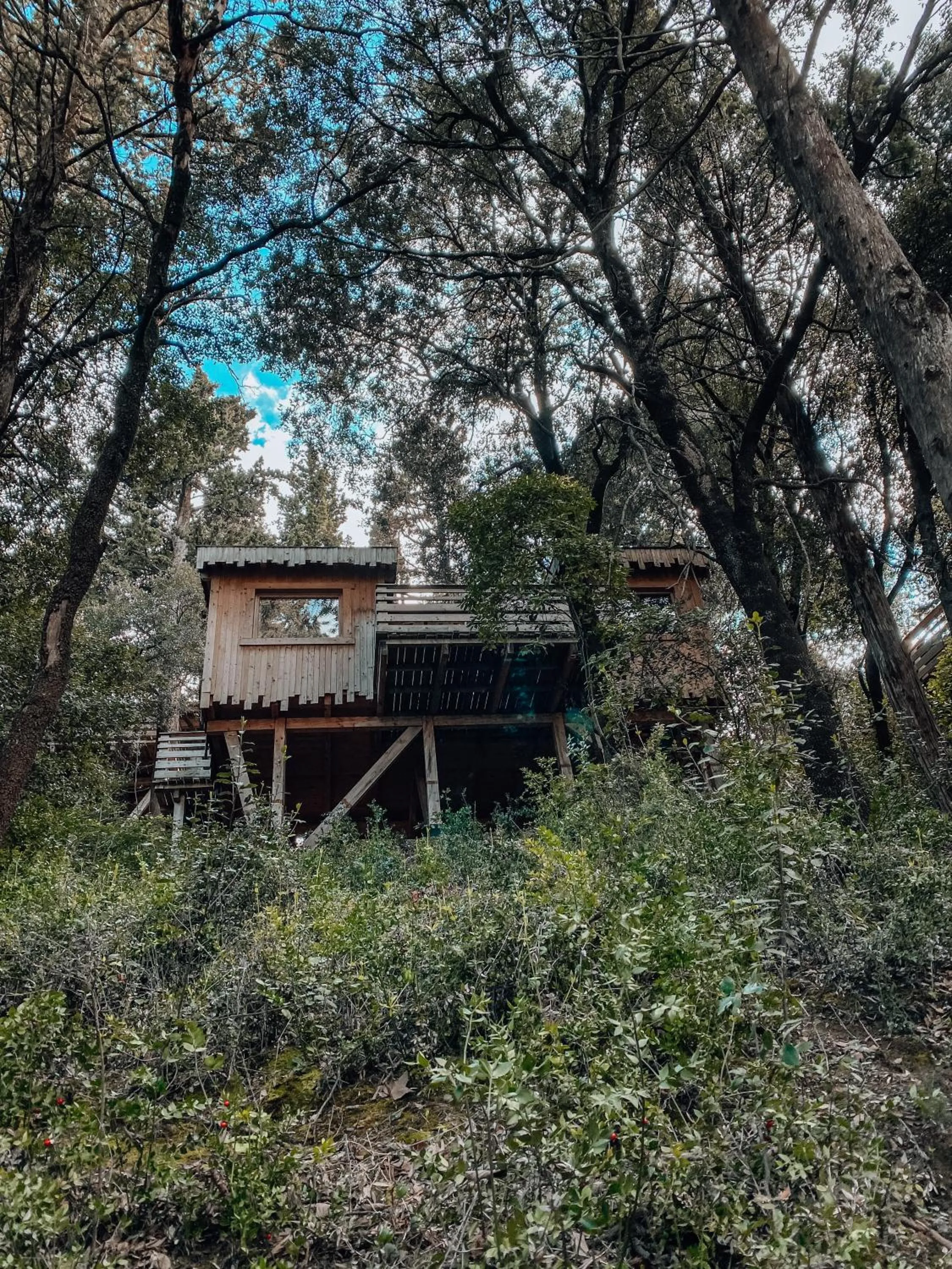 Bedroom in Les Cabanes Dans Les Bois Logis Hôtel