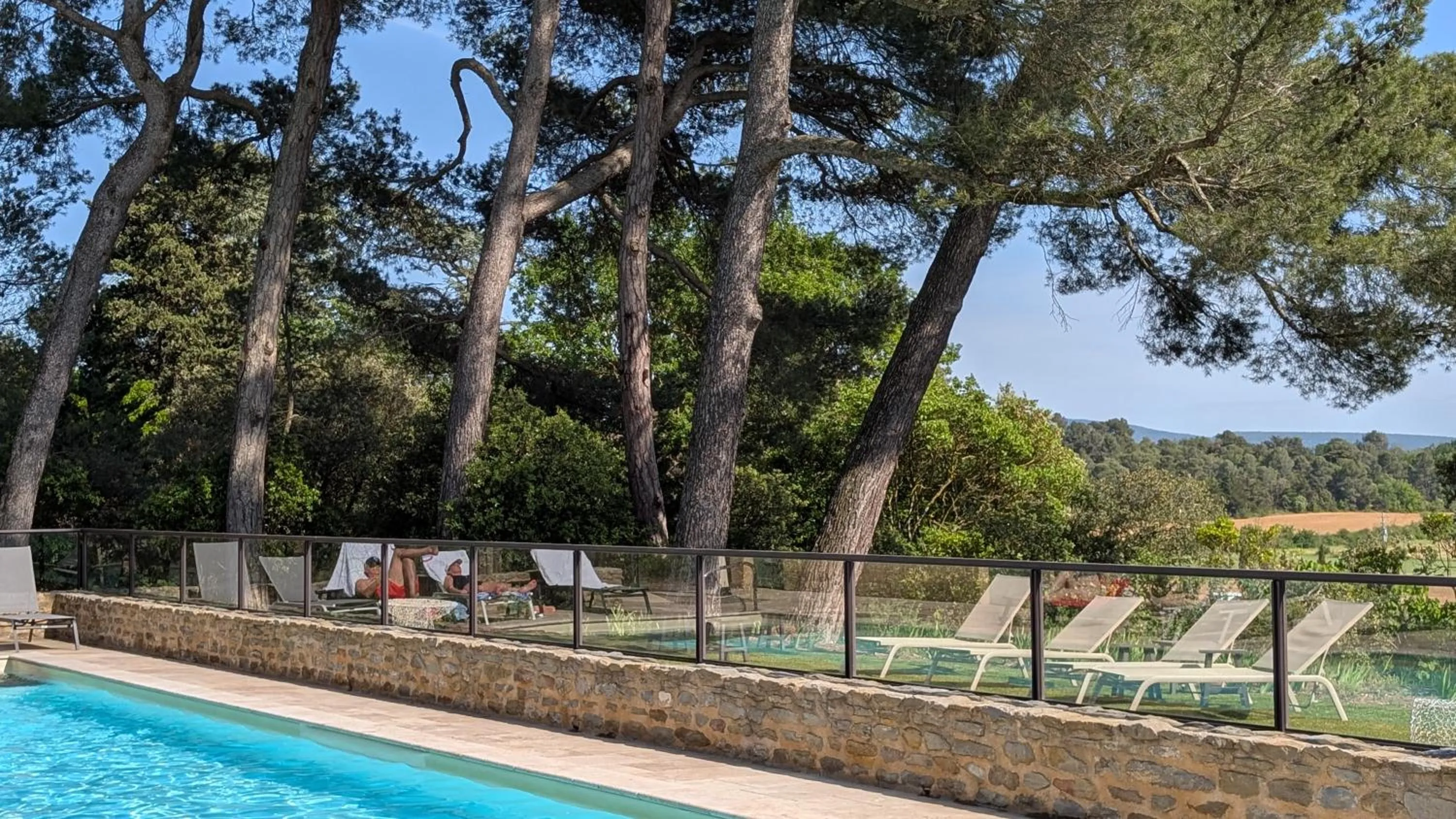 Swimming pool in Les Cabanes Dans Les Bois Logis Hôtel