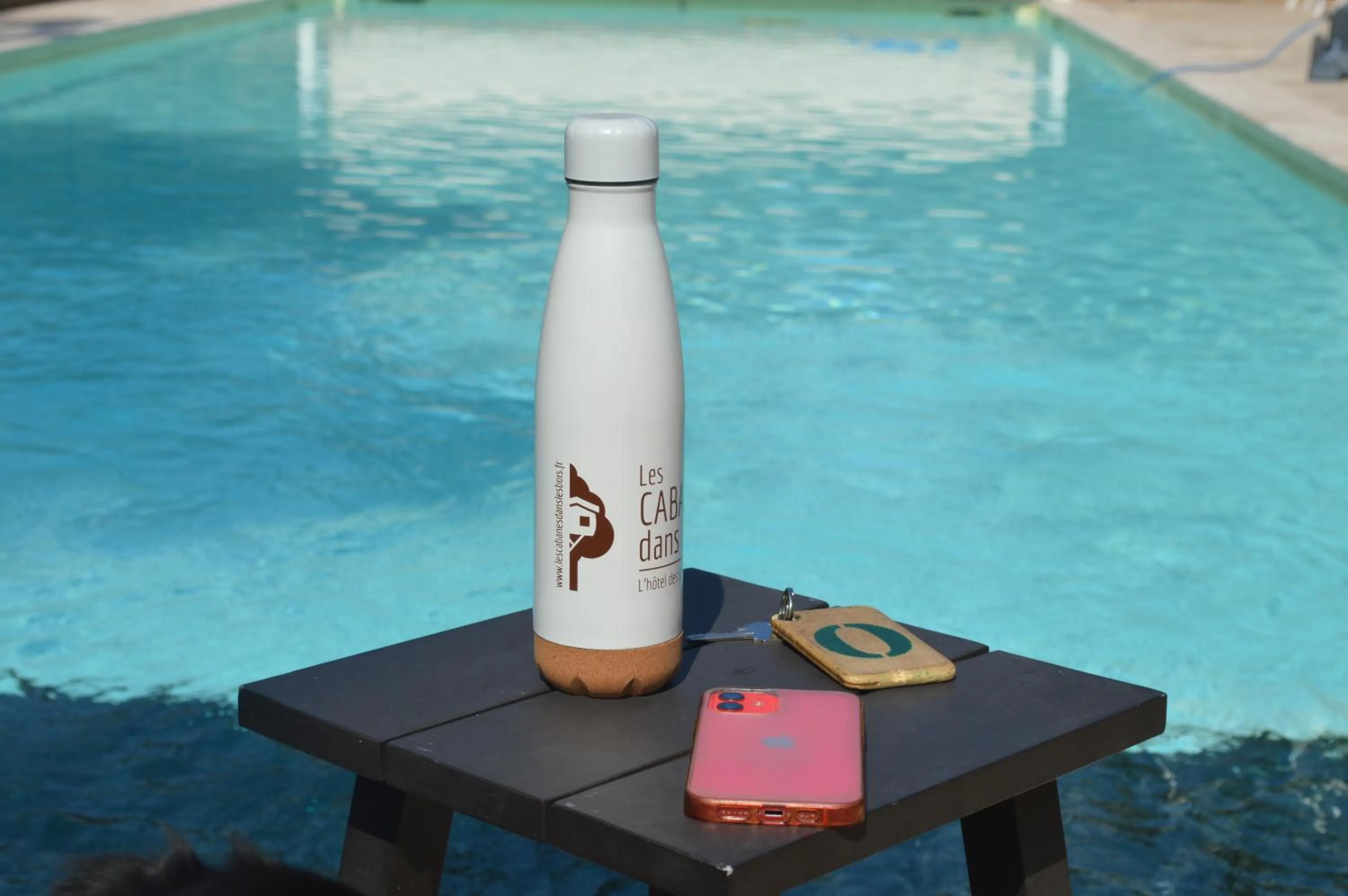 Swimming pool in Les Cabanes Dans Les Bois Logis Hôtel