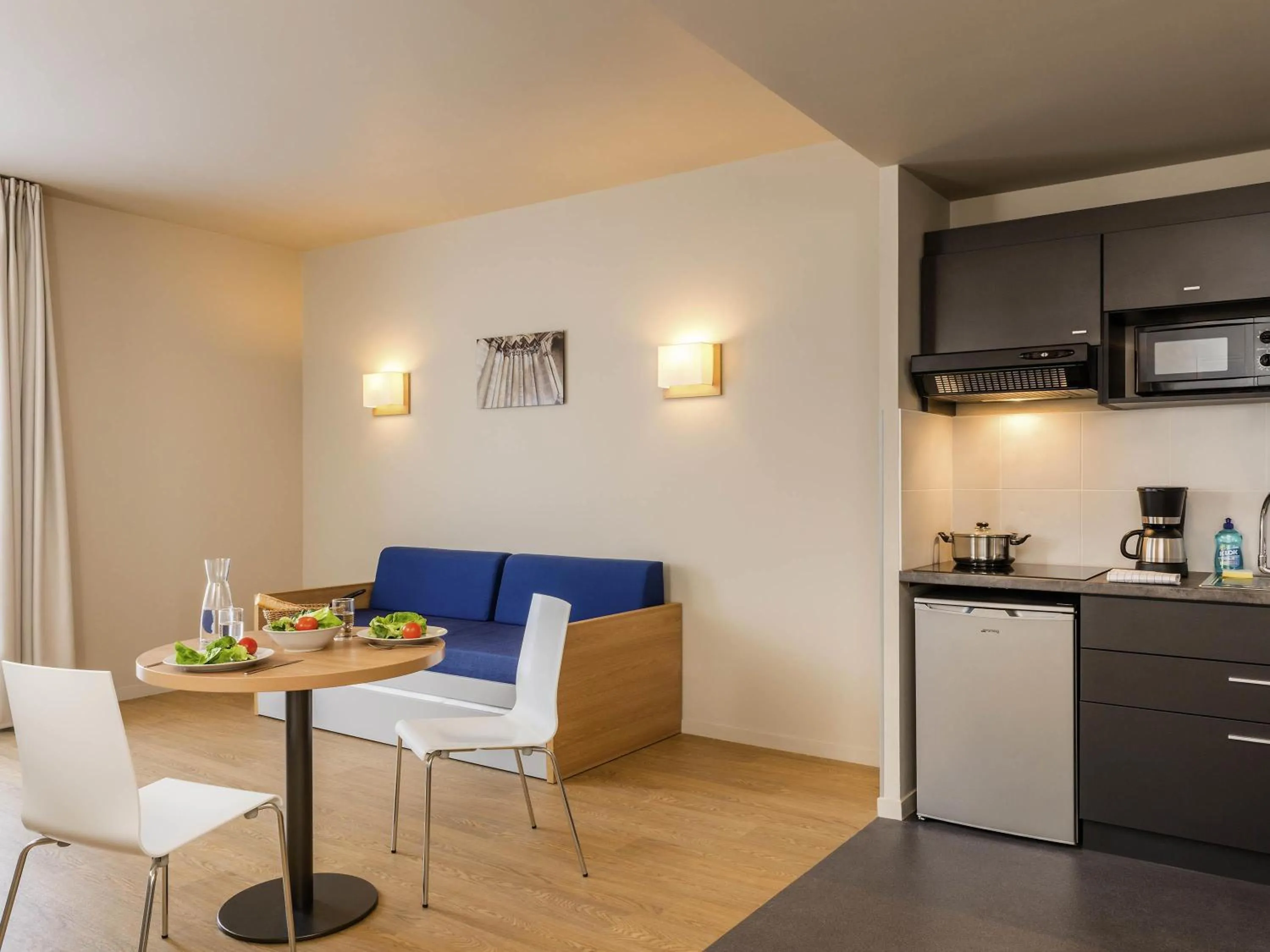 Bedroom in Aparthotel Adagio Access Dijon République