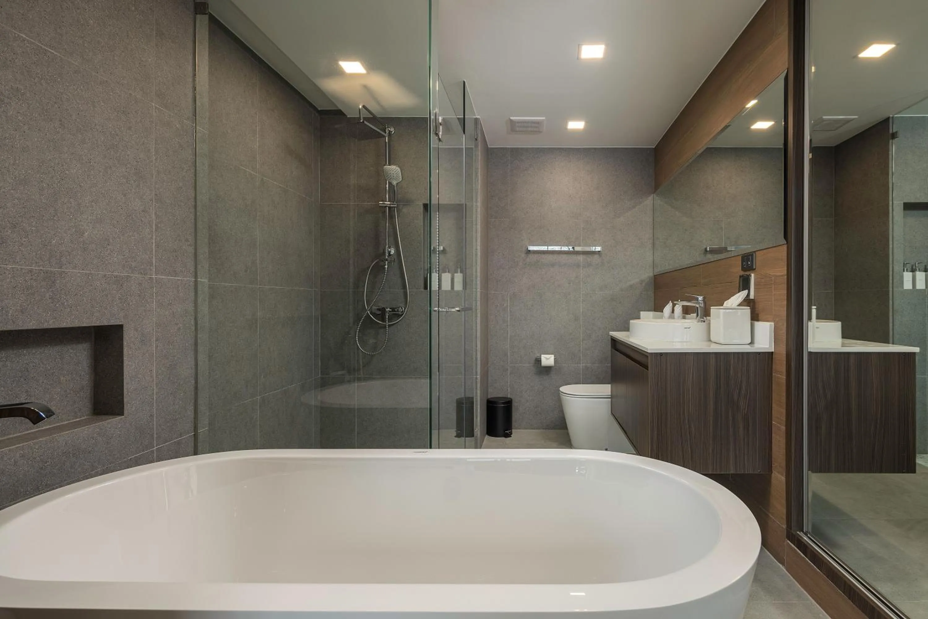 Bathroom in The Proud Karon Beach Phuket Trademark Collection By Wyndham