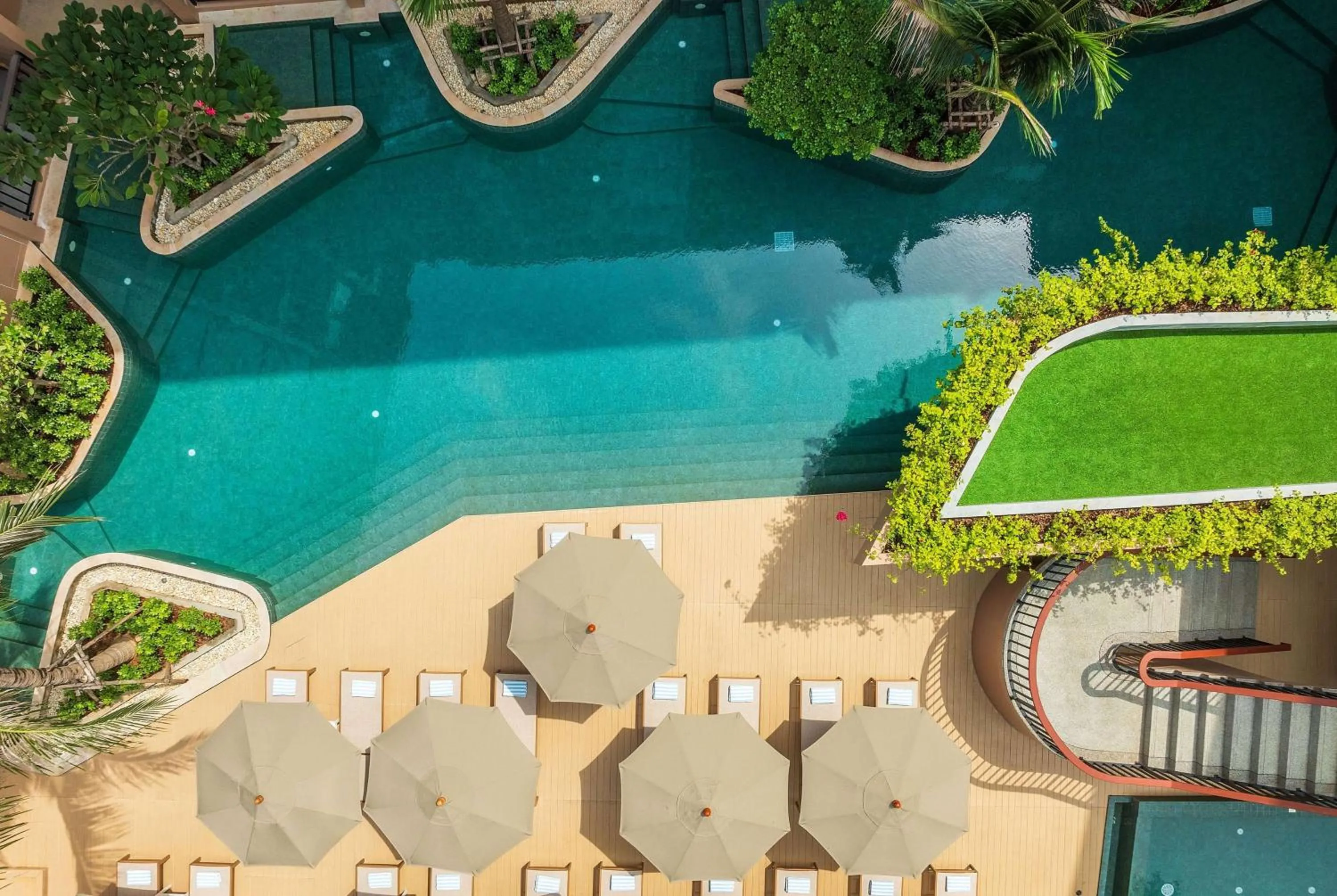 Pool view in The Proud Karon Beach Phuket Trademark Collection By Wyndham