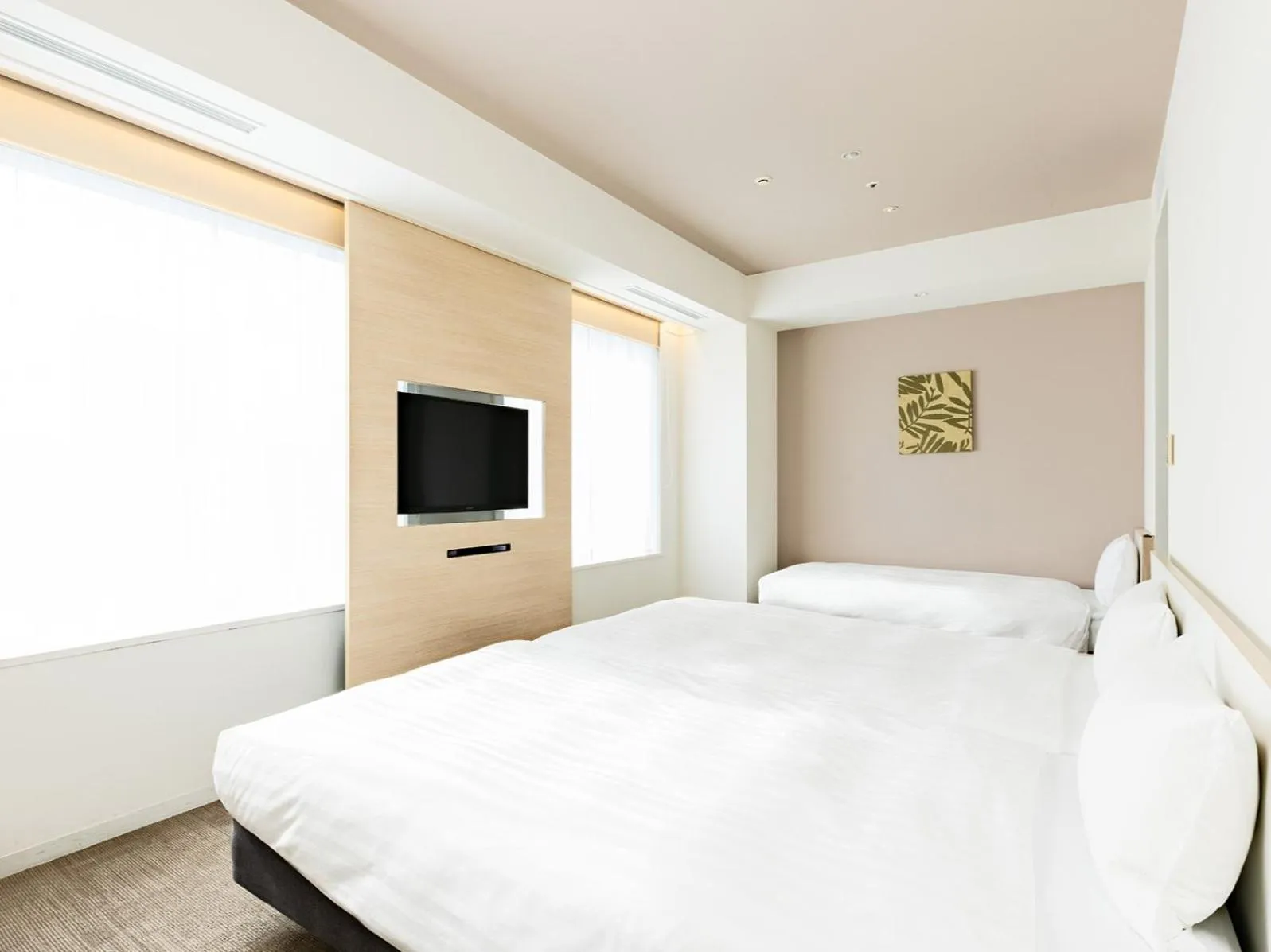 Photo of the whole room, Bed in The OneFive Sendai