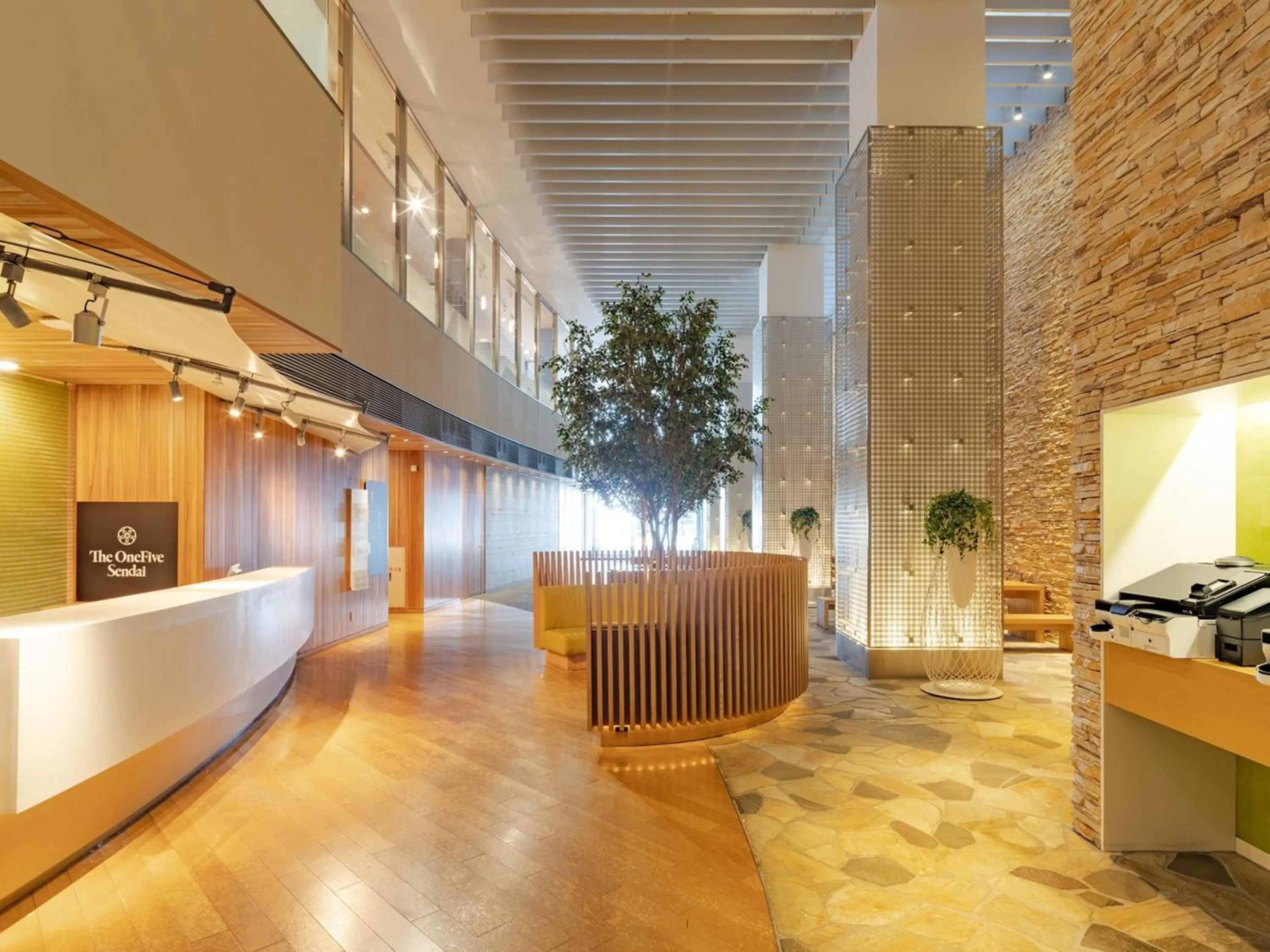 Lobby or reception in The OneFive Sendai