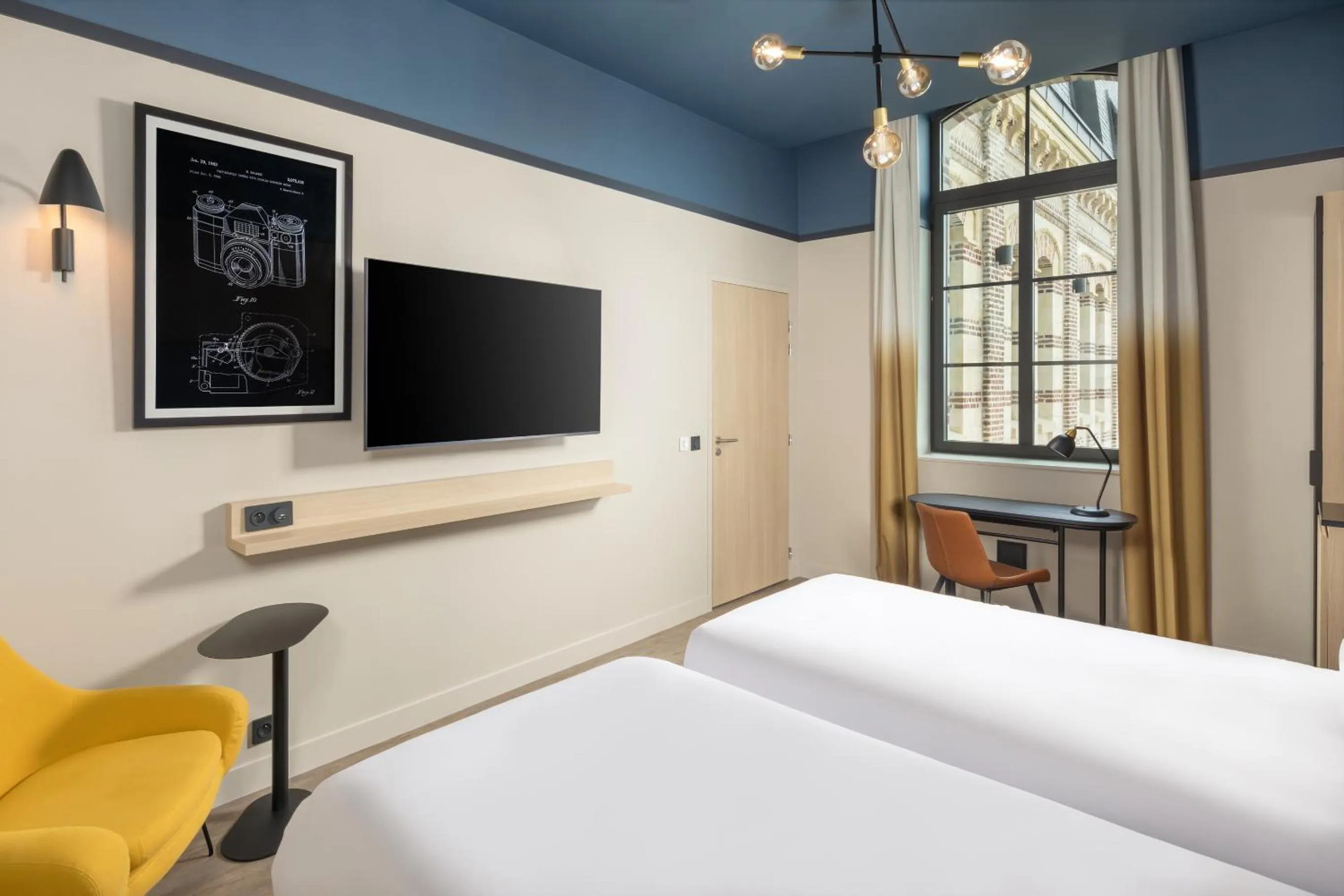 TV and multimedia, Bed in Hyatt Place Rouen