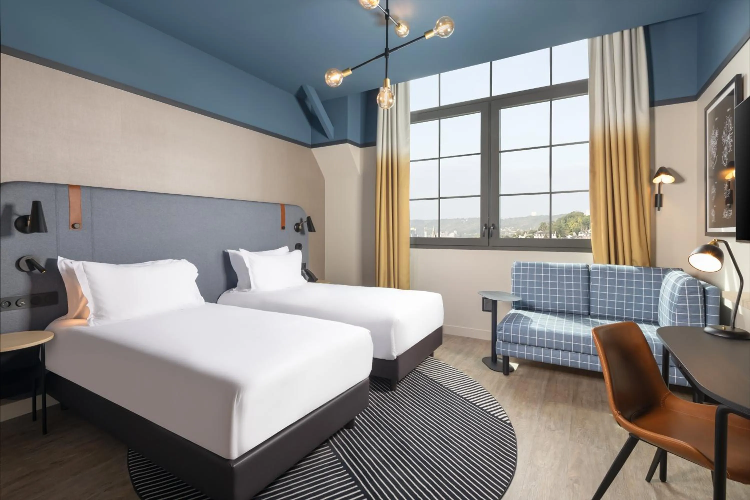 Bedroom, Bed in Hyatt Place Rouen