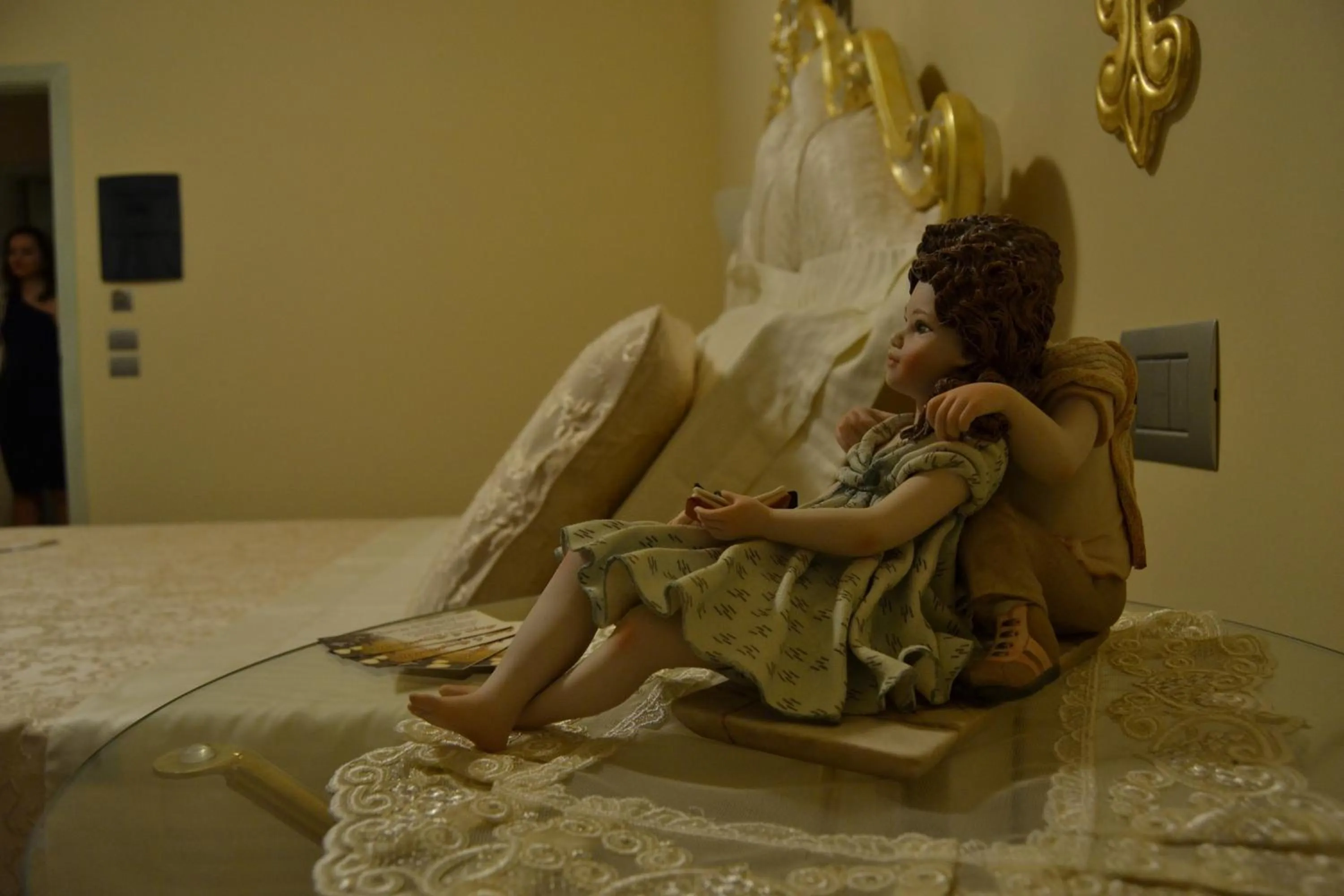 Decorative detail in Villa D'Anzi B&B