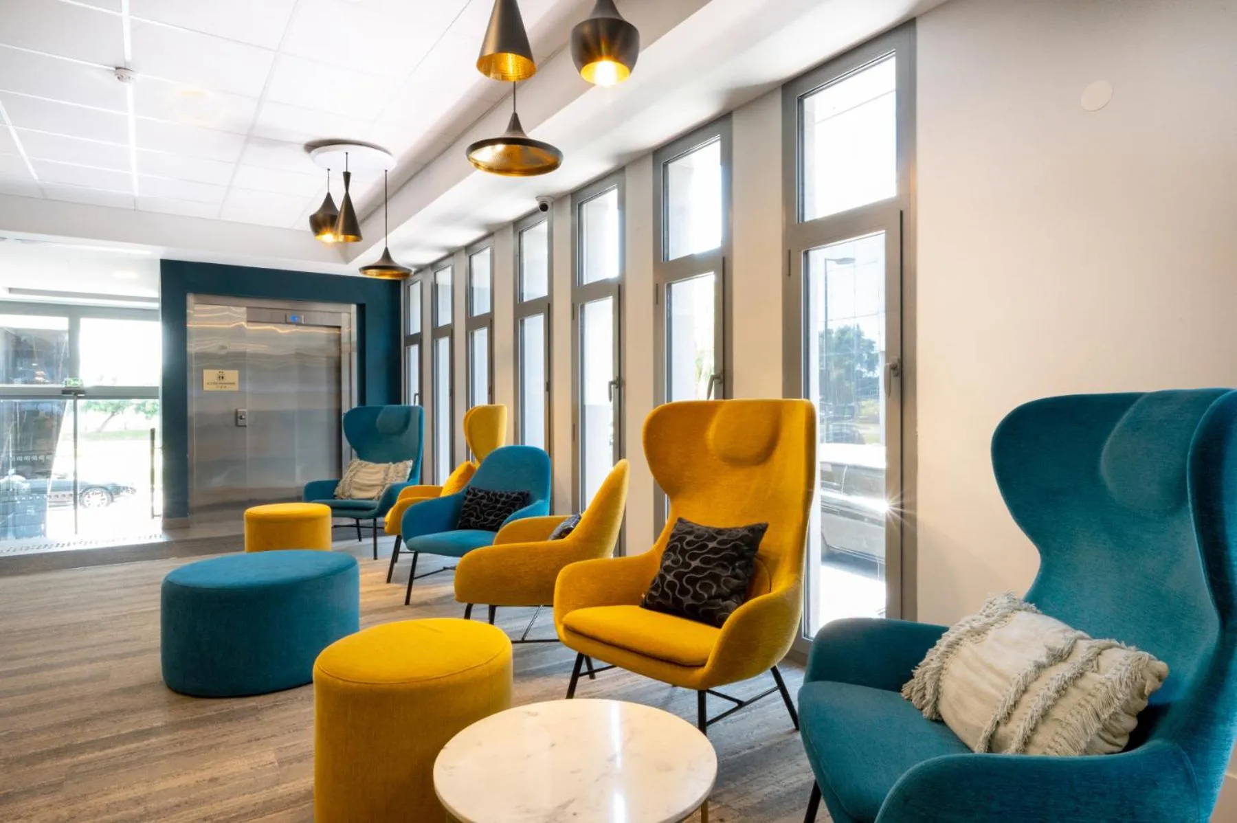 Lobby or reception in Nemea Appart Hotel Nice Arenas Aéroport