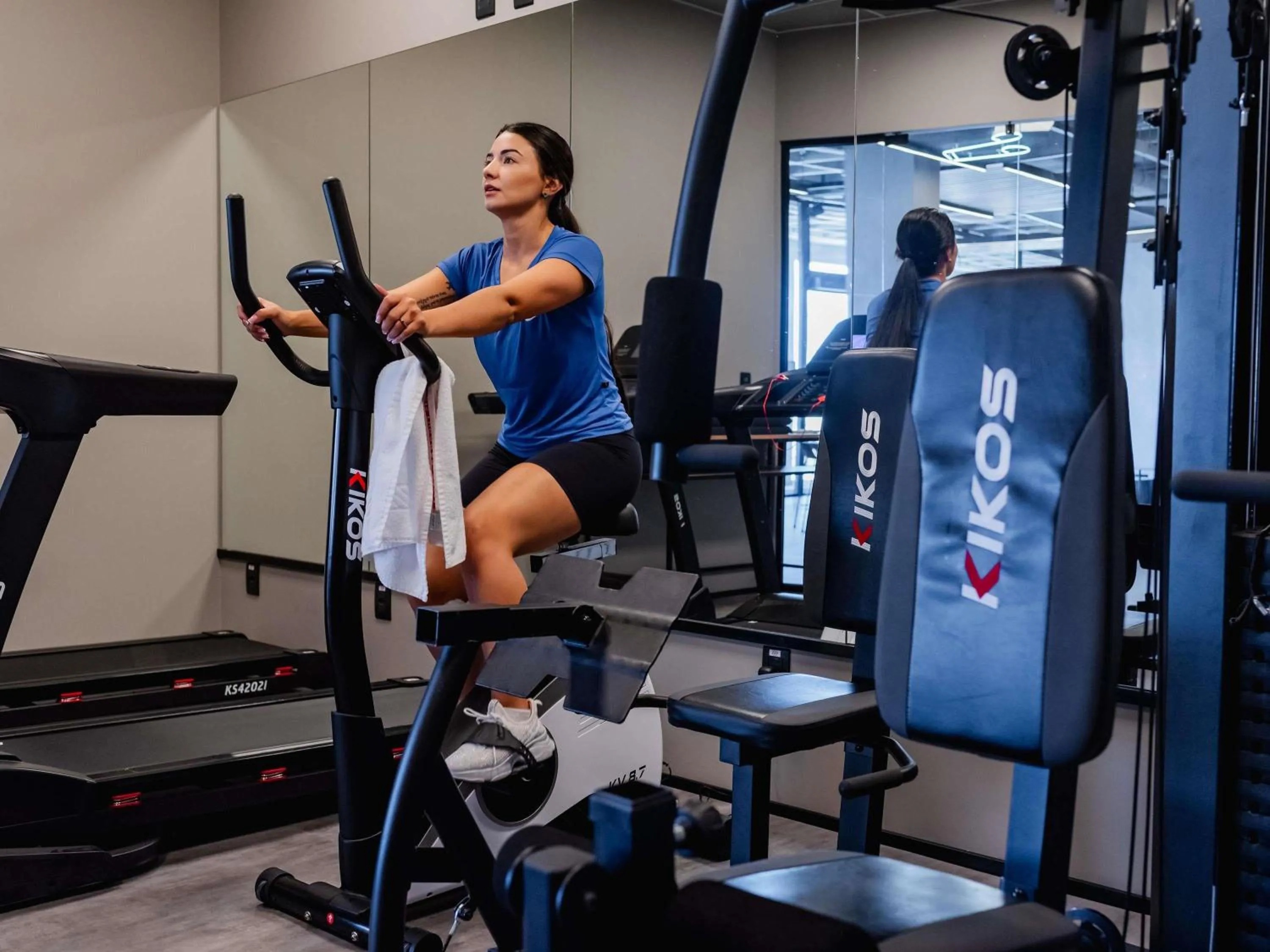 Fitness centre/facilities in ibis Tubarão