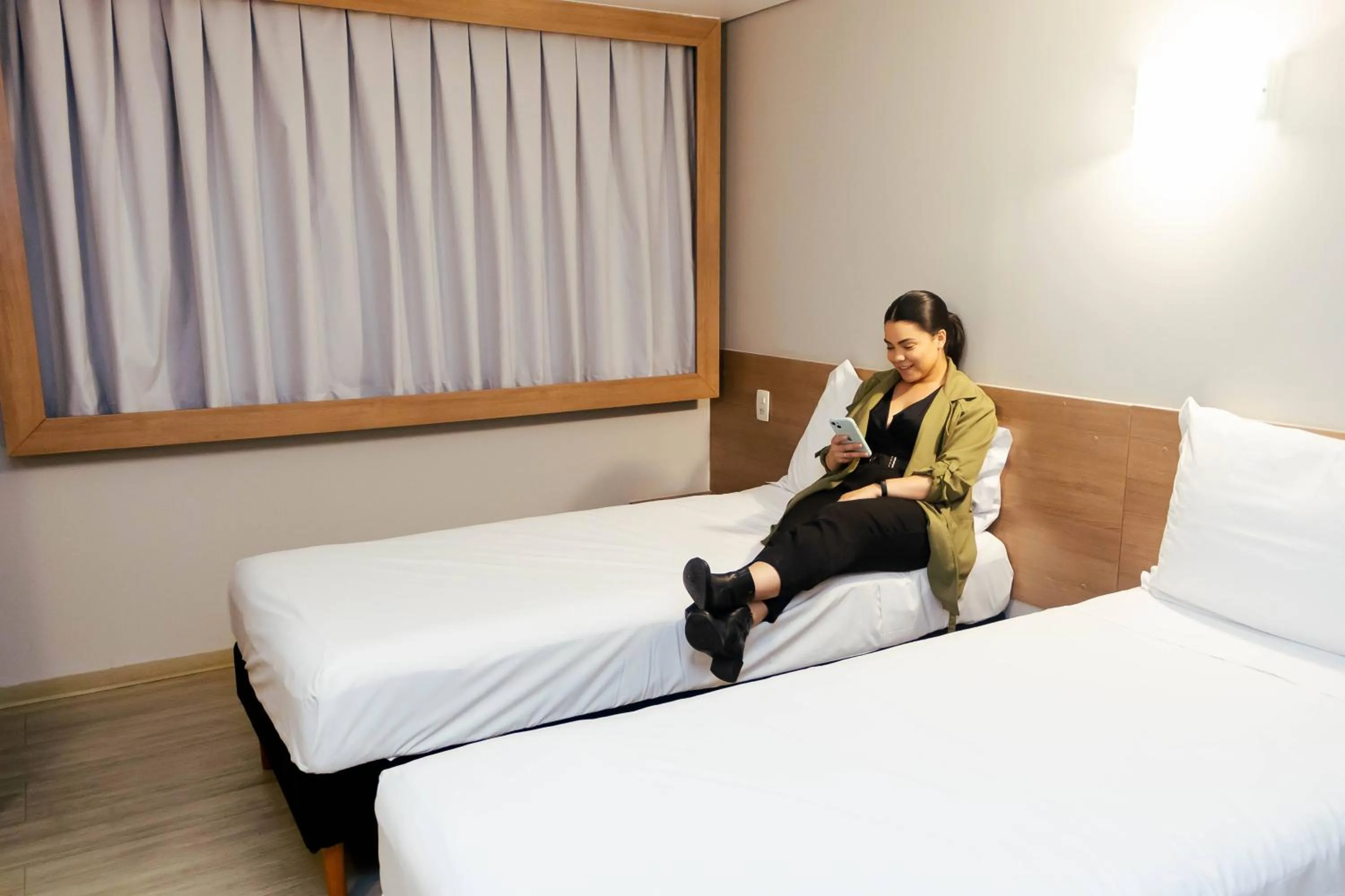 Bedroom, Bed in ibis Styles Goiânia Shopping Estação