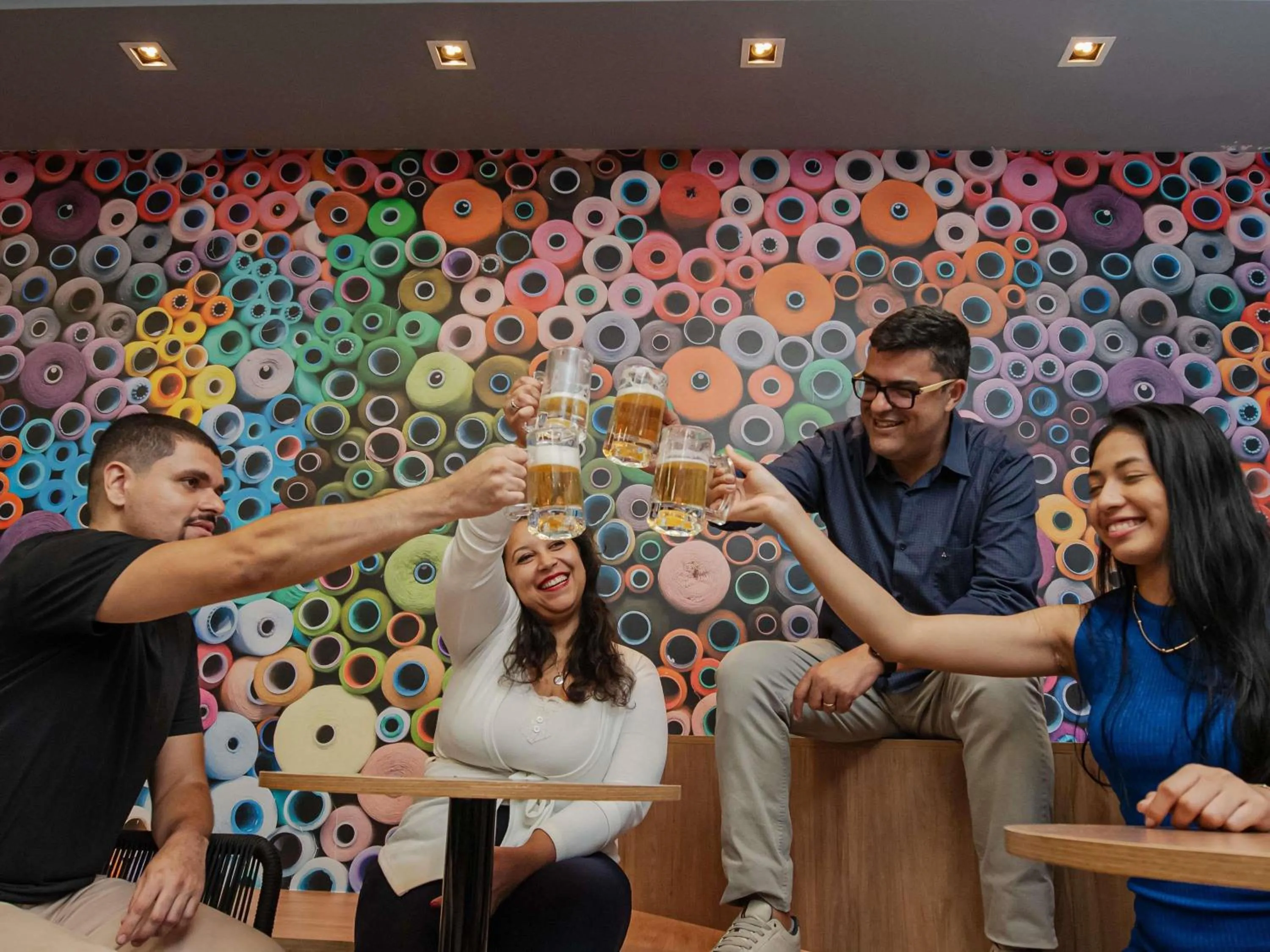 Lounge or bar in ibis Styles Goiânia Shopping Estação