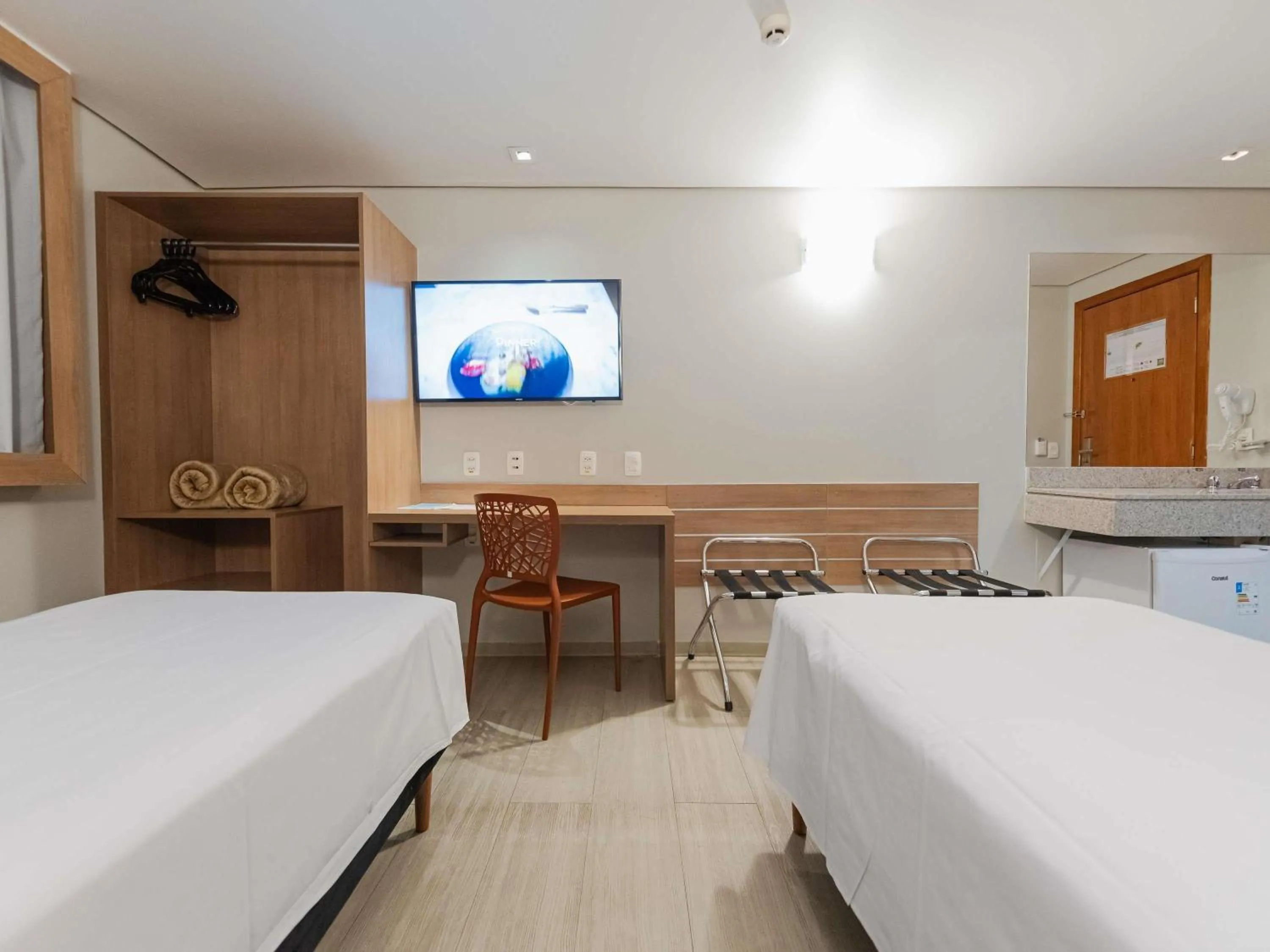 Bedroom, Bed in ibis Styles Goiânia Shopping Estação