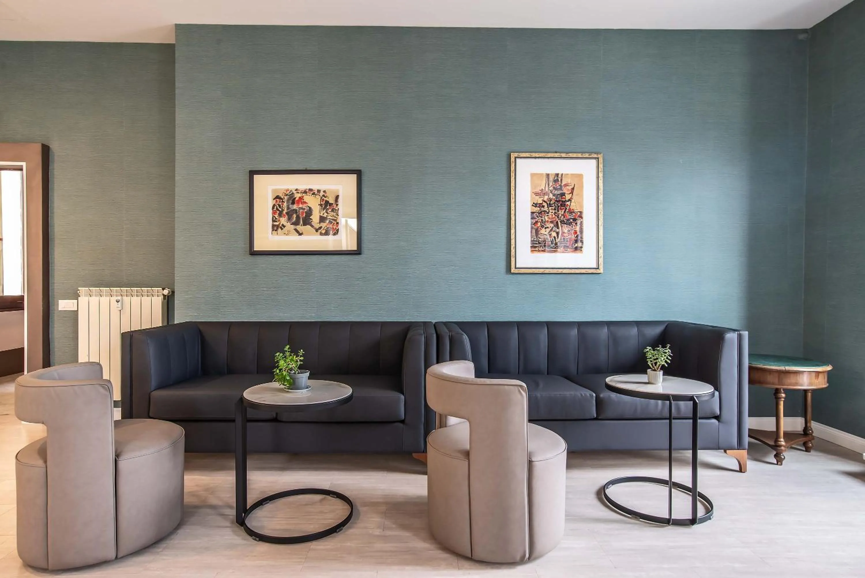 Communal lounge/ TV room in HOTEL DELLE CIVETTE