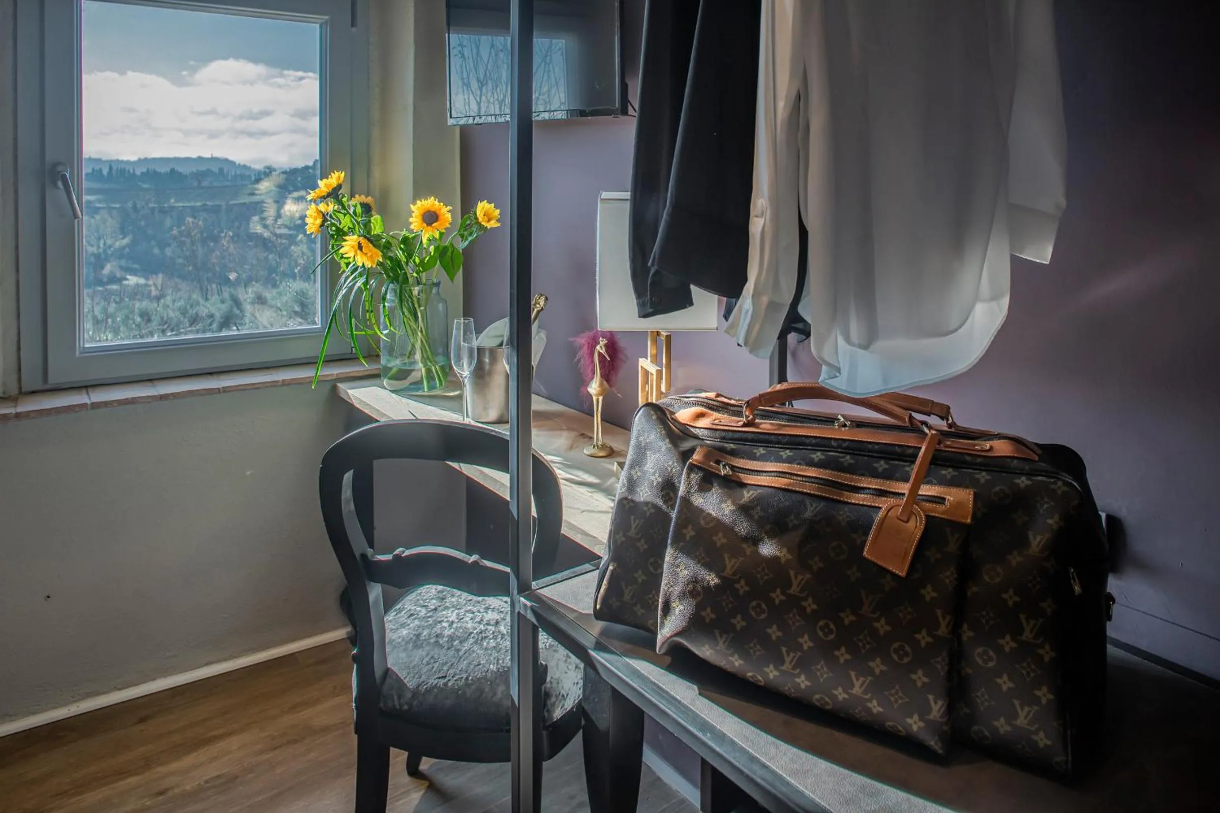 Superior Double Room with countryside view in Relais Borgo Elissa