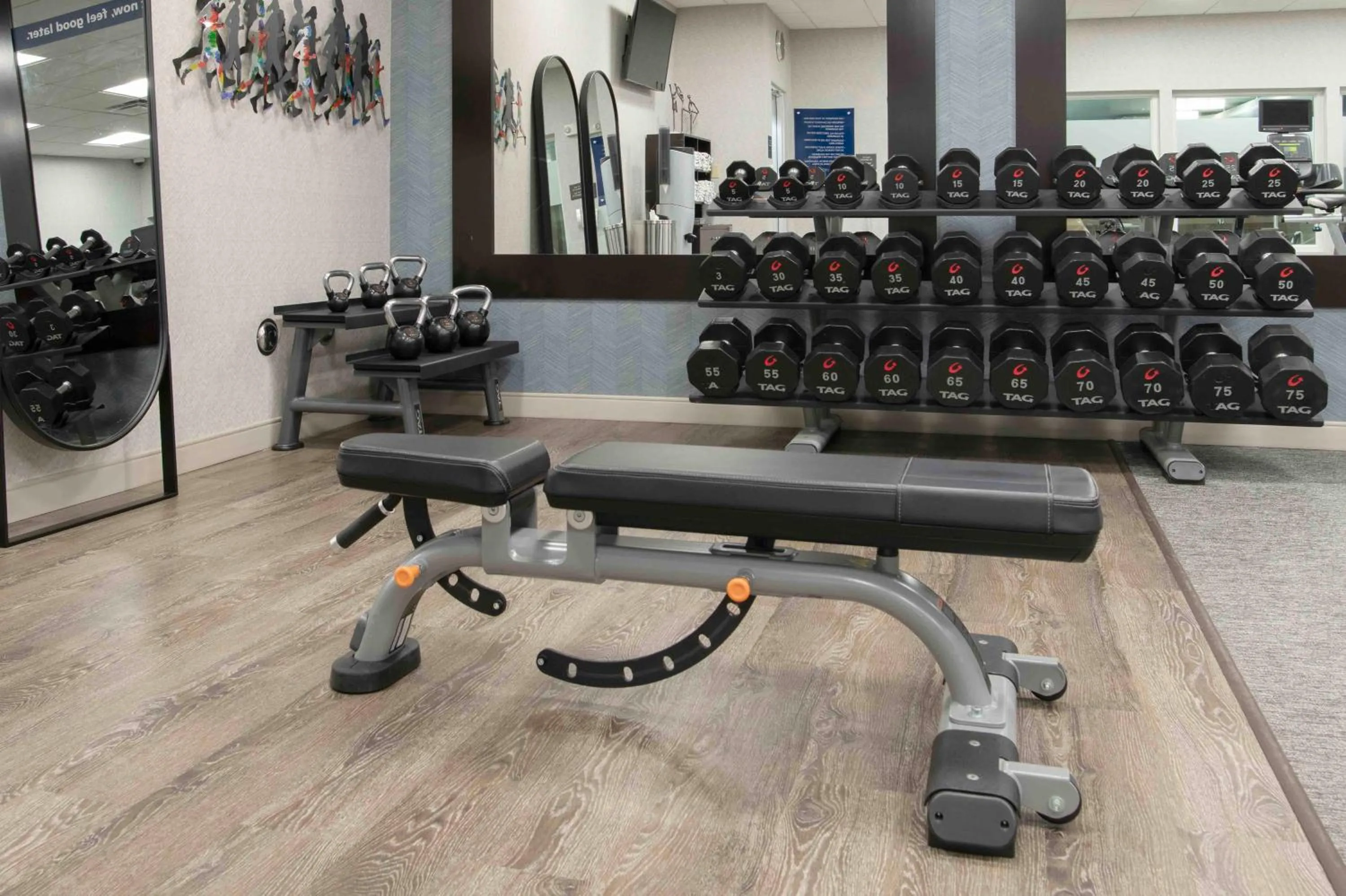 Fitness centre/facilities in Hampton Inn Lewiston-Auburn