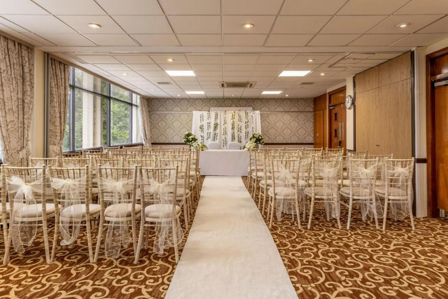 wedding in Britannia Leeds Bradford Airport