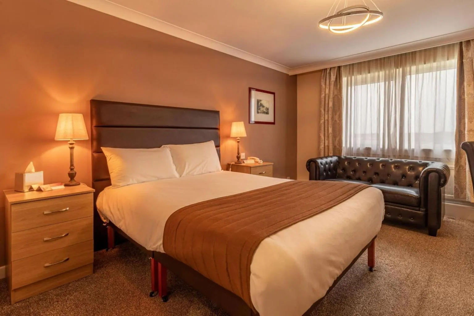 Bedroom, Bed in Britannia Leeds Bradford Airport