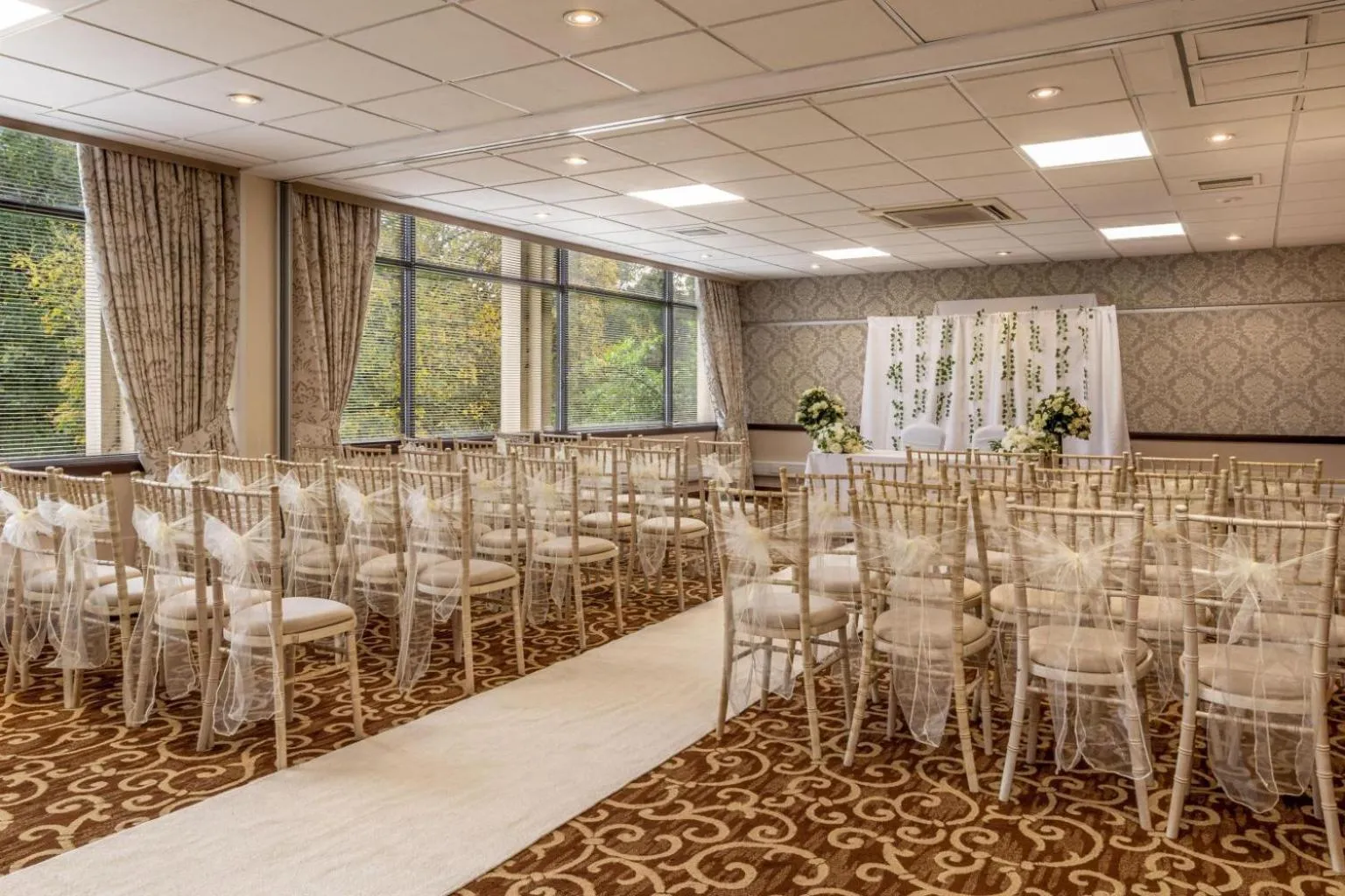 wedding in Britannia Leeds Bradford Airport