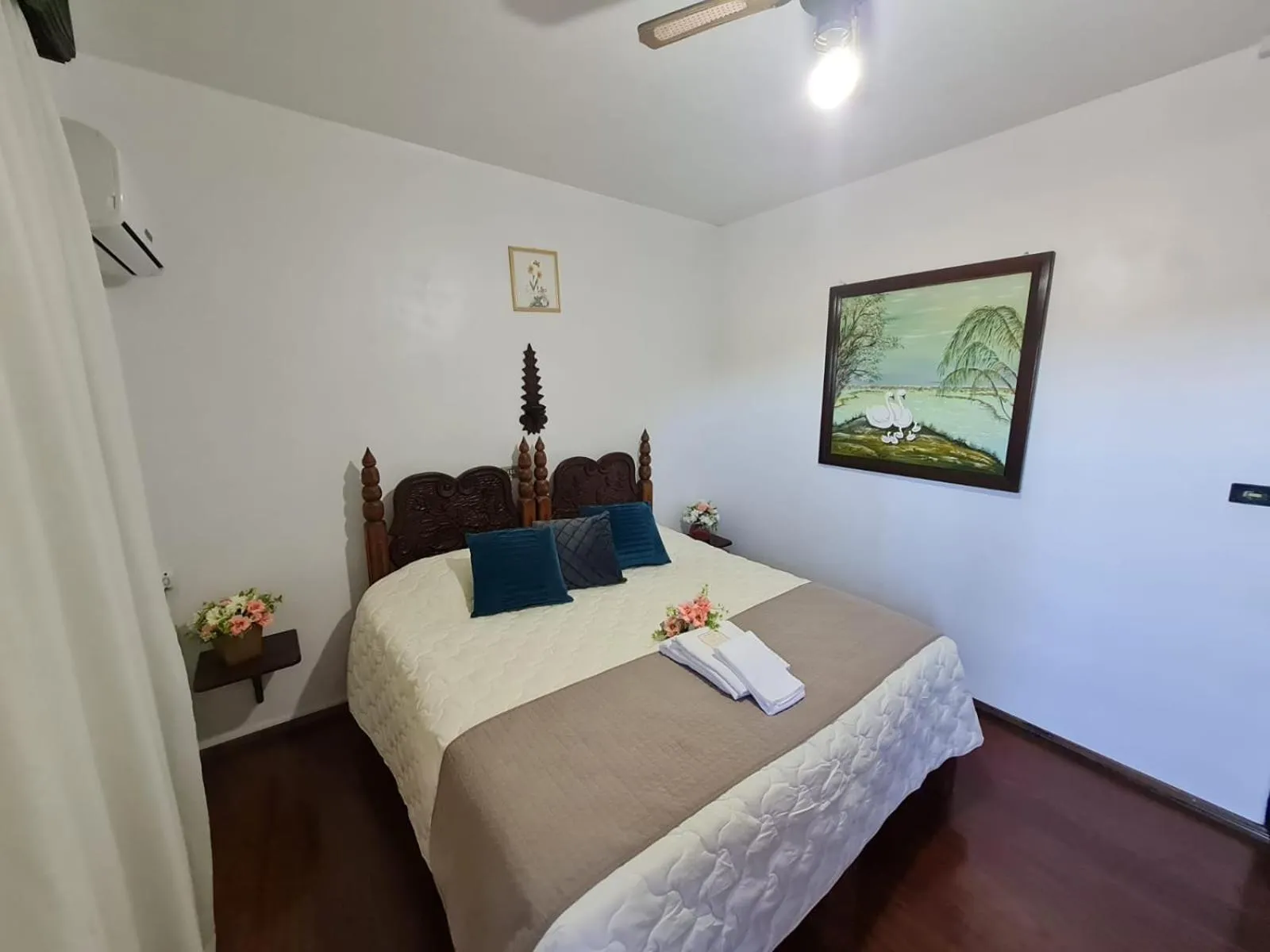 Bed in Hotel Schneider