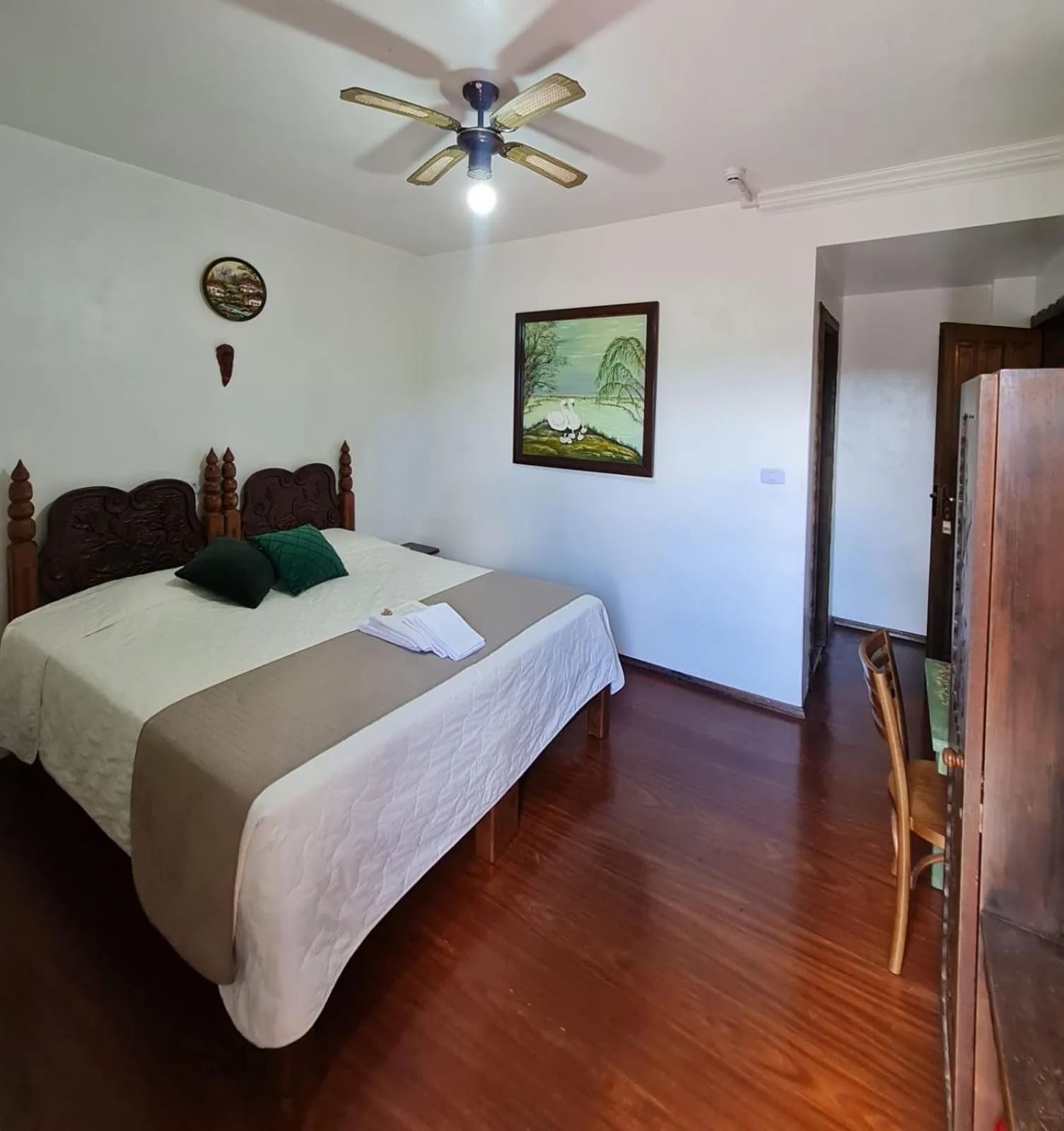 Bed in Hotel Schneider