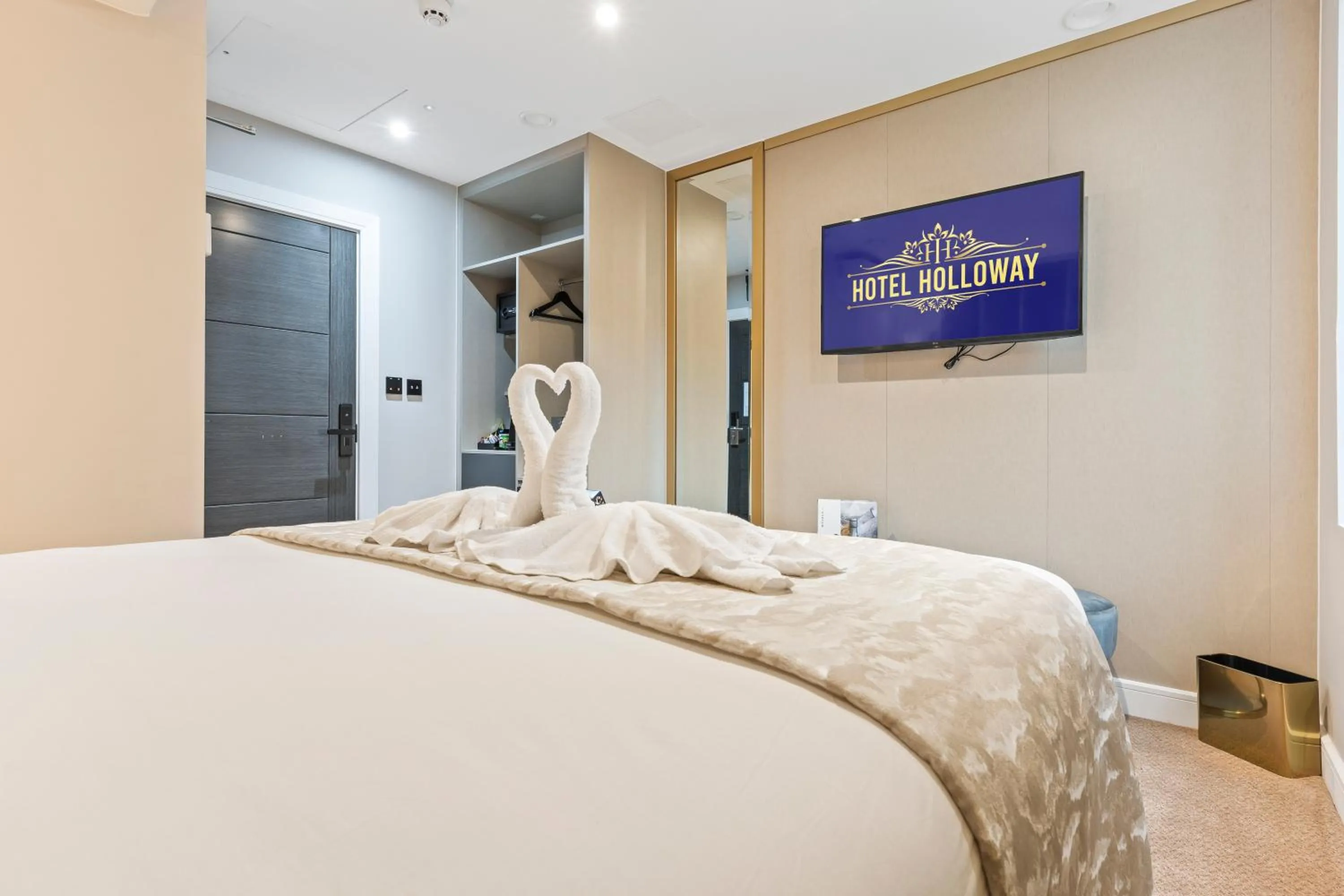 Bed in Hotel Holloway