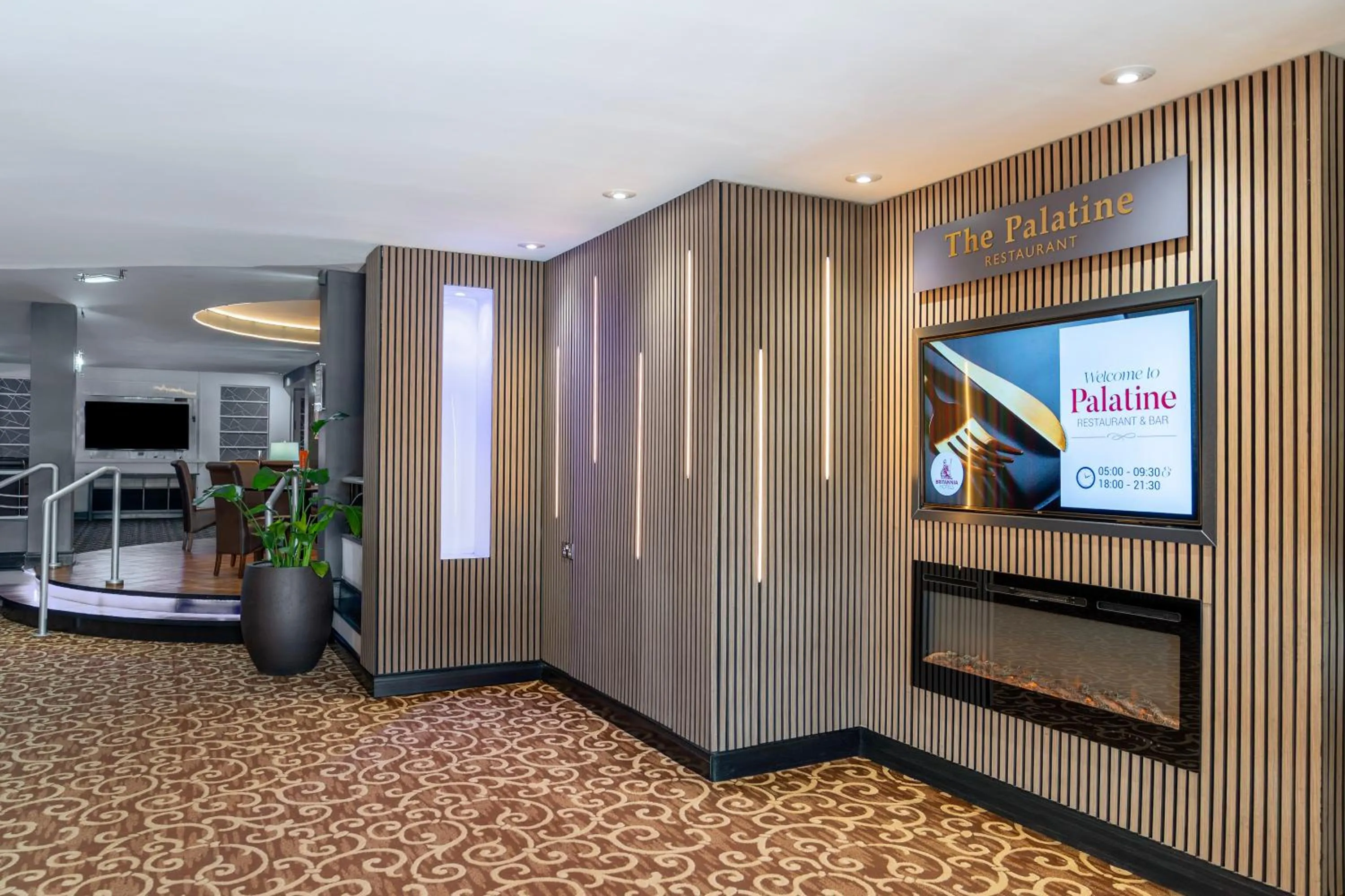 Lobby or reception in Airport Hotel Manchester