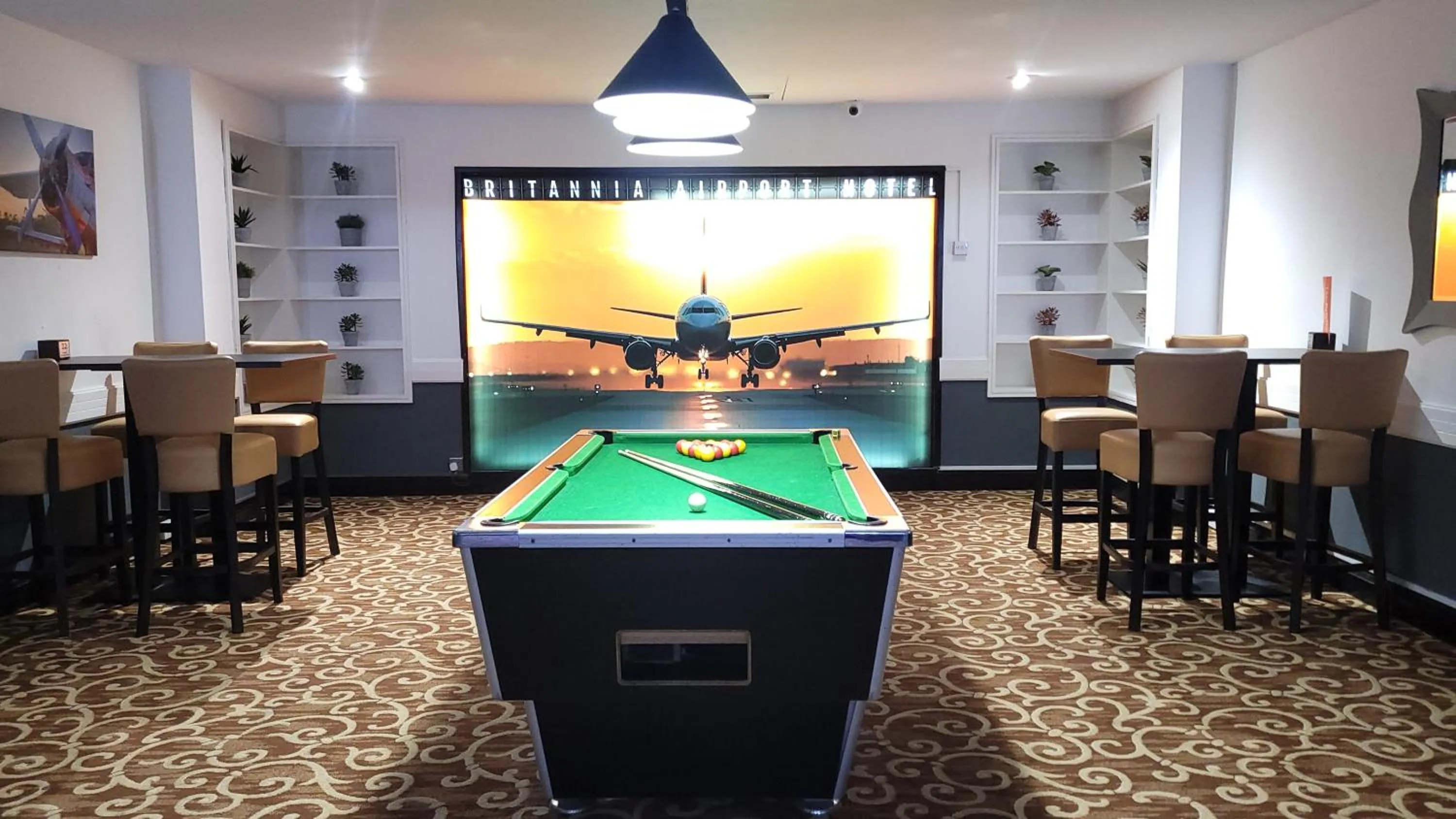 Game Room in Airport Hotel Manchester