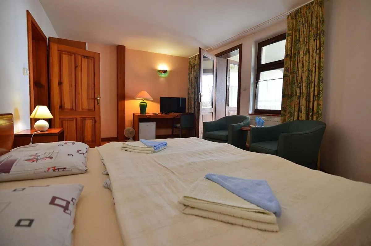 Bed in Hotel-EuroPenzión Salaš