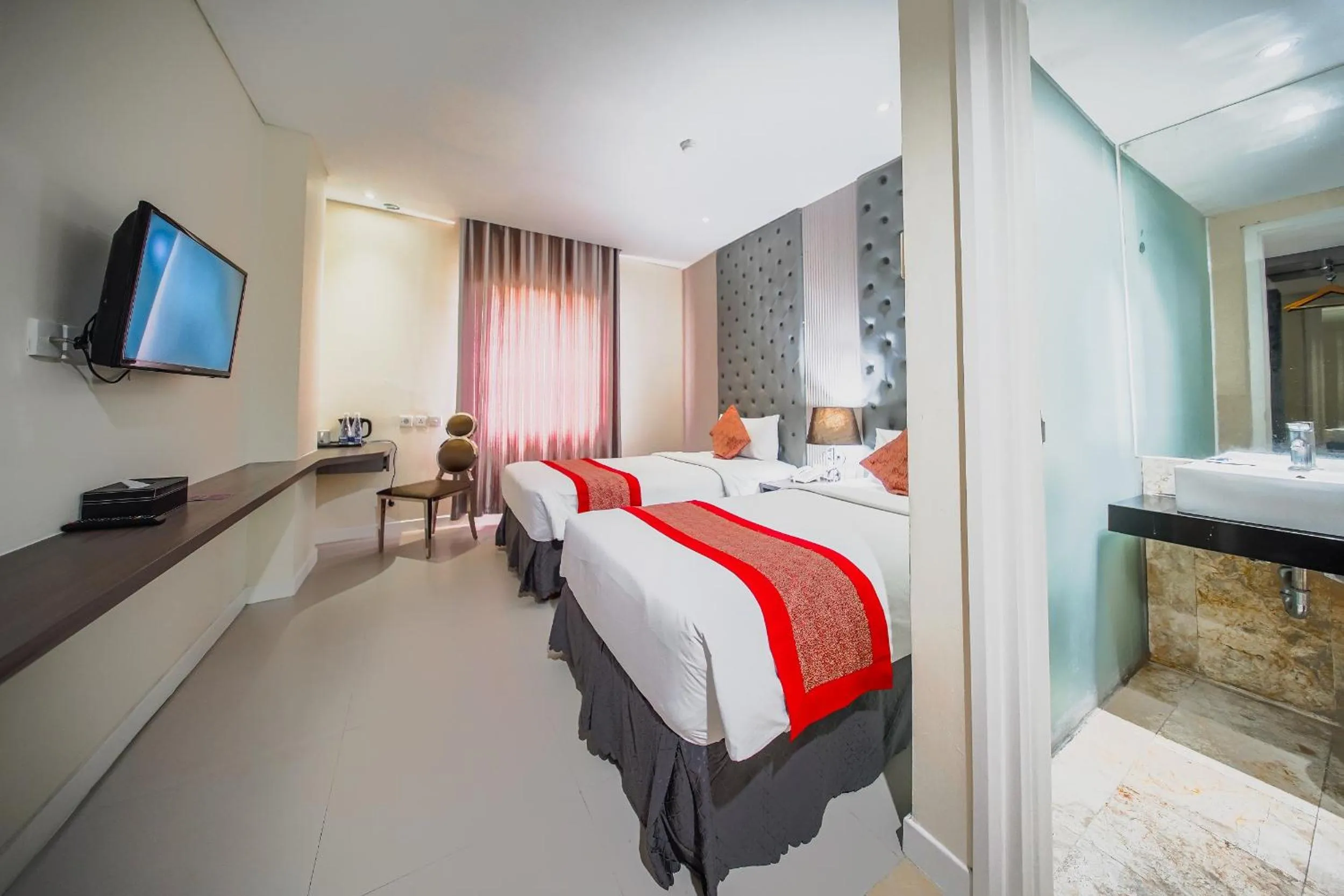 Bed in Serela Cihampelas by KAGUM Hotels