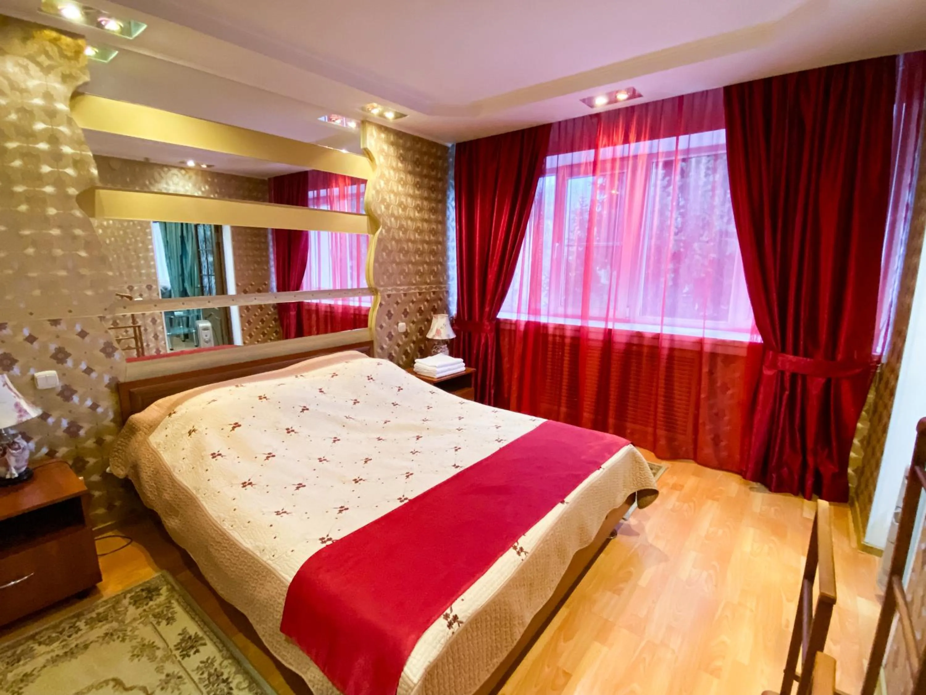 Bed in Ust-Kamenogorsk Hotel