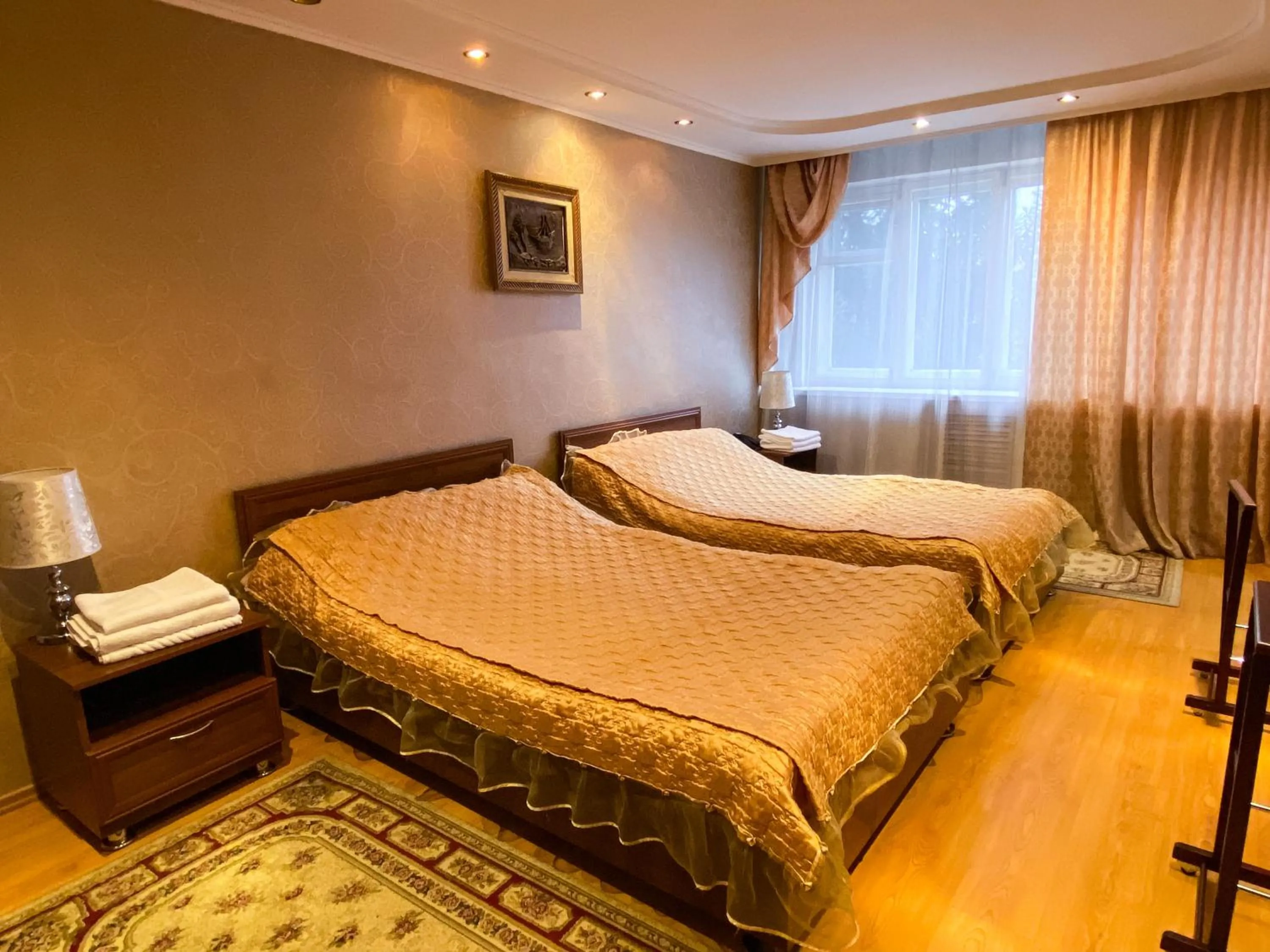 Bed in Ust-Kamenogorsk Hotel